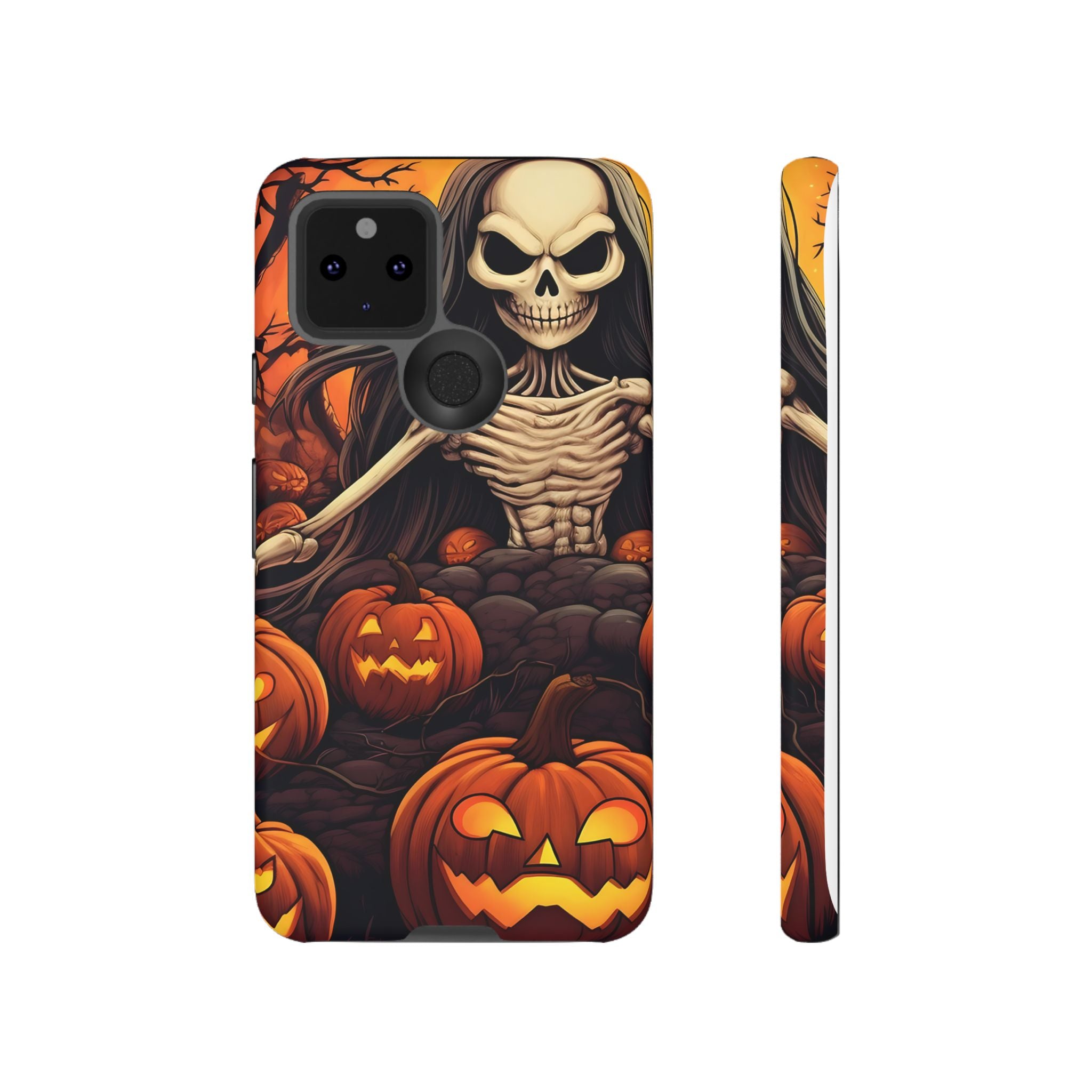 Spooky Skeleton Halloween Google Pixel Case (All Models)