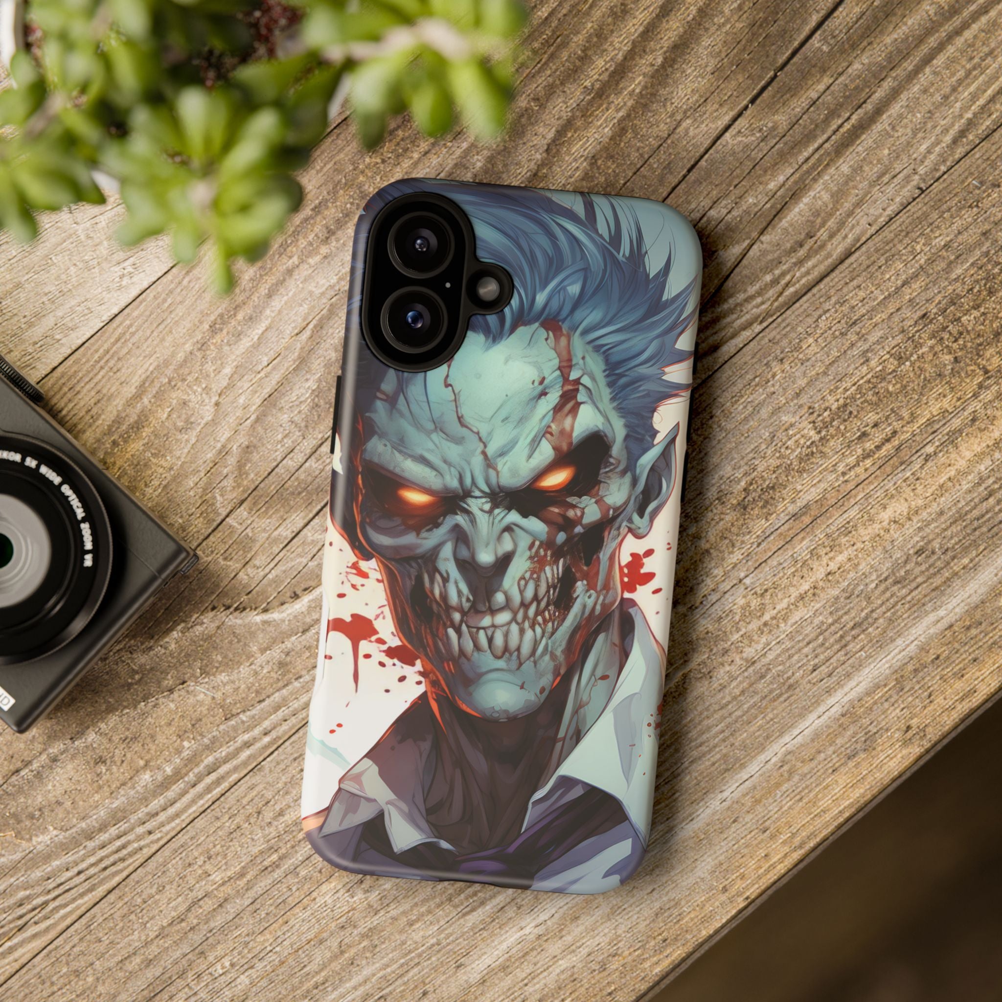 Zombie Elegance Hexagon iPhone Case