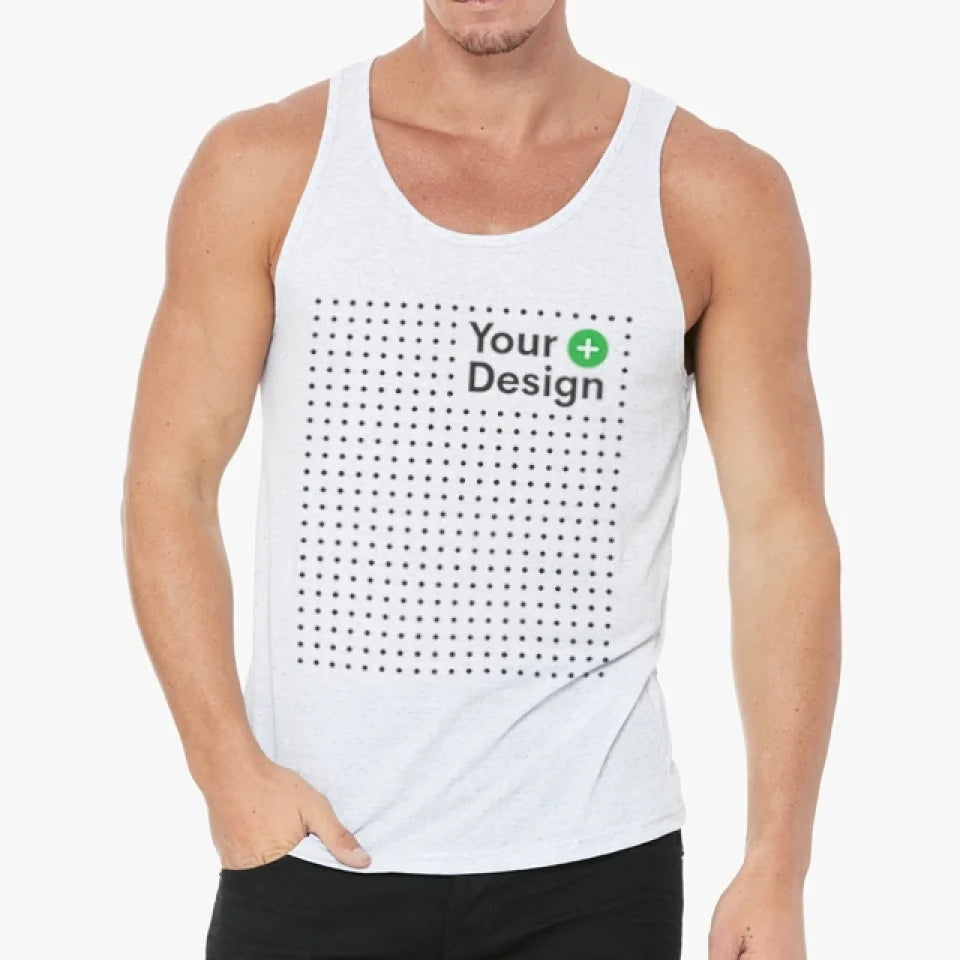 Custom Personalized Unisex Tank Top (Text & Photo)