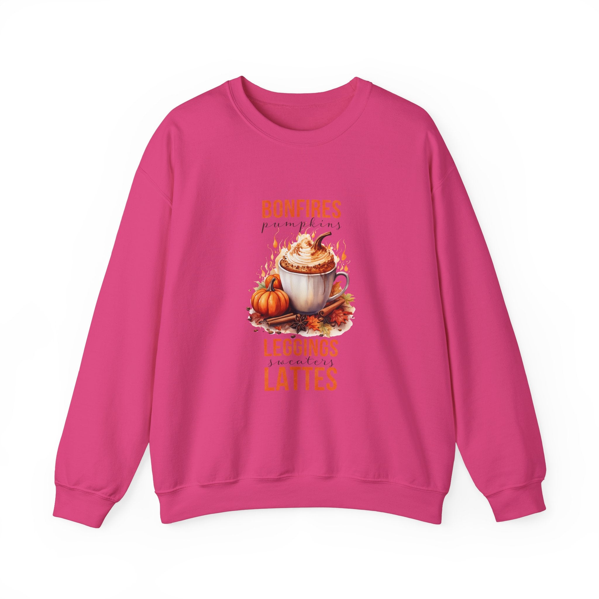 Cozy Autumn Bonfire Pumpkin Sweatshirt