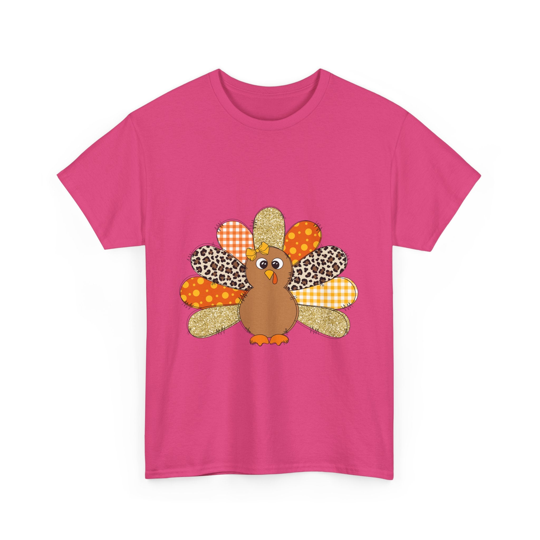 Patchwork Turkey Thanksgiving T-Shirt