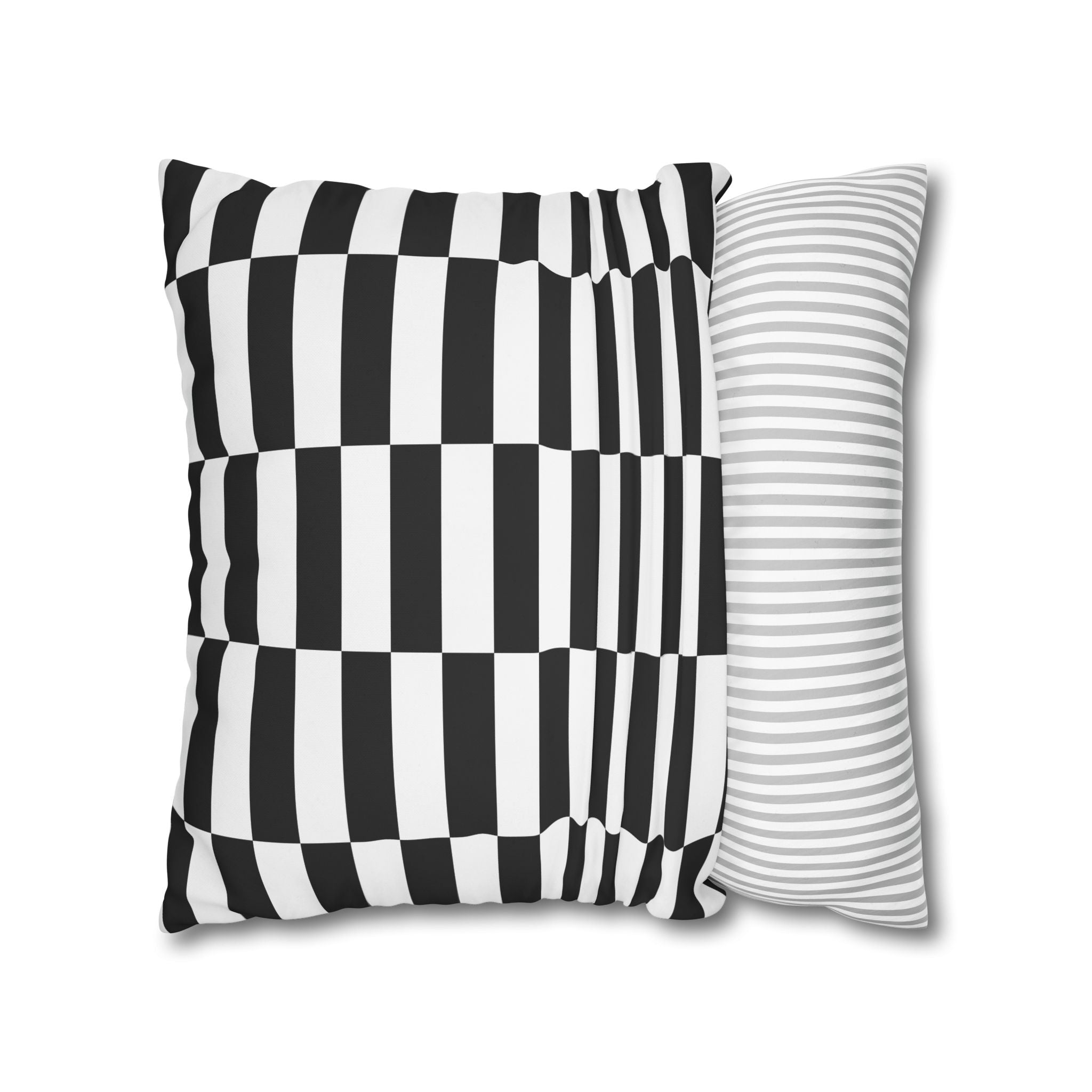 Monochrome Stripe Pillowcase - Modern Design