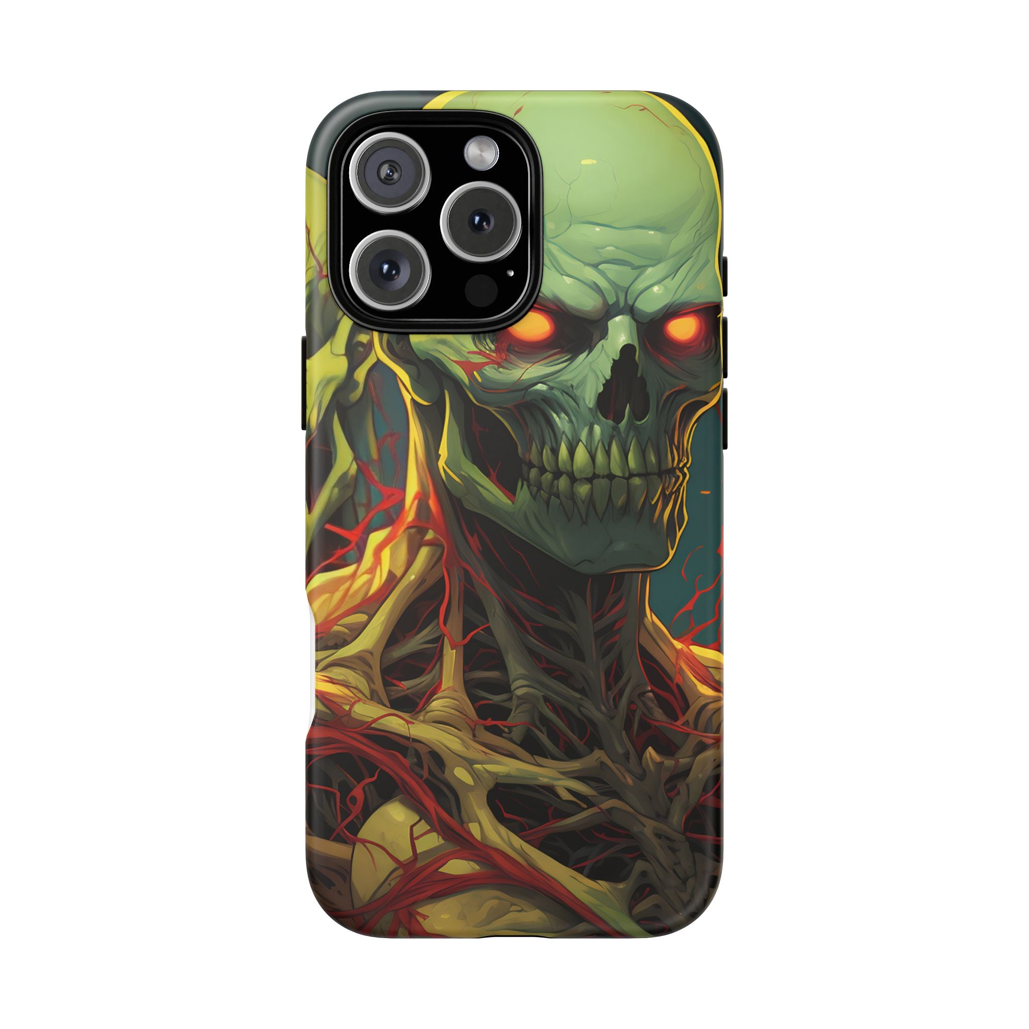 Glowing Skull Hexagon iPhone Case