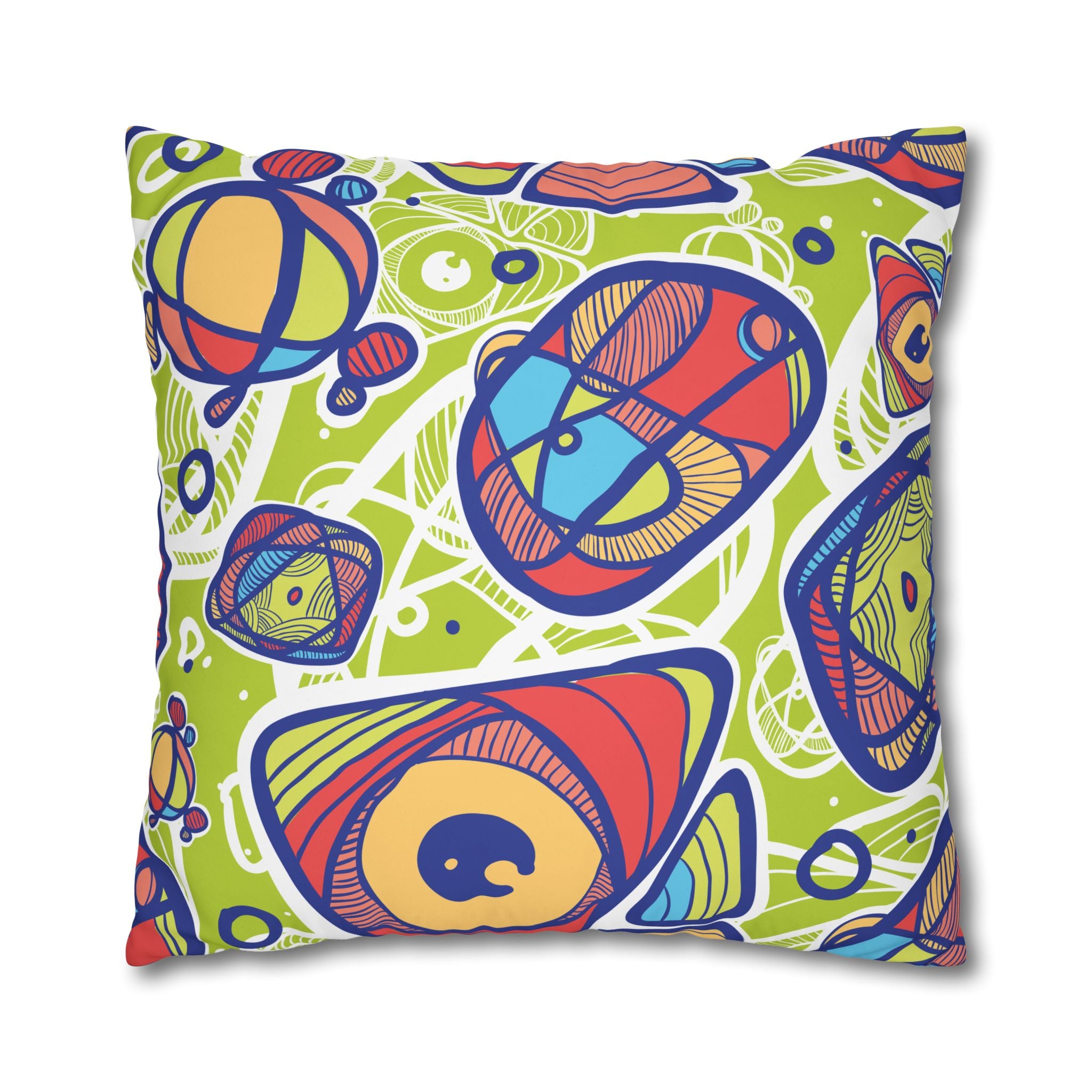 Psychedelic Geo Pillowcase - Vivid Dreams