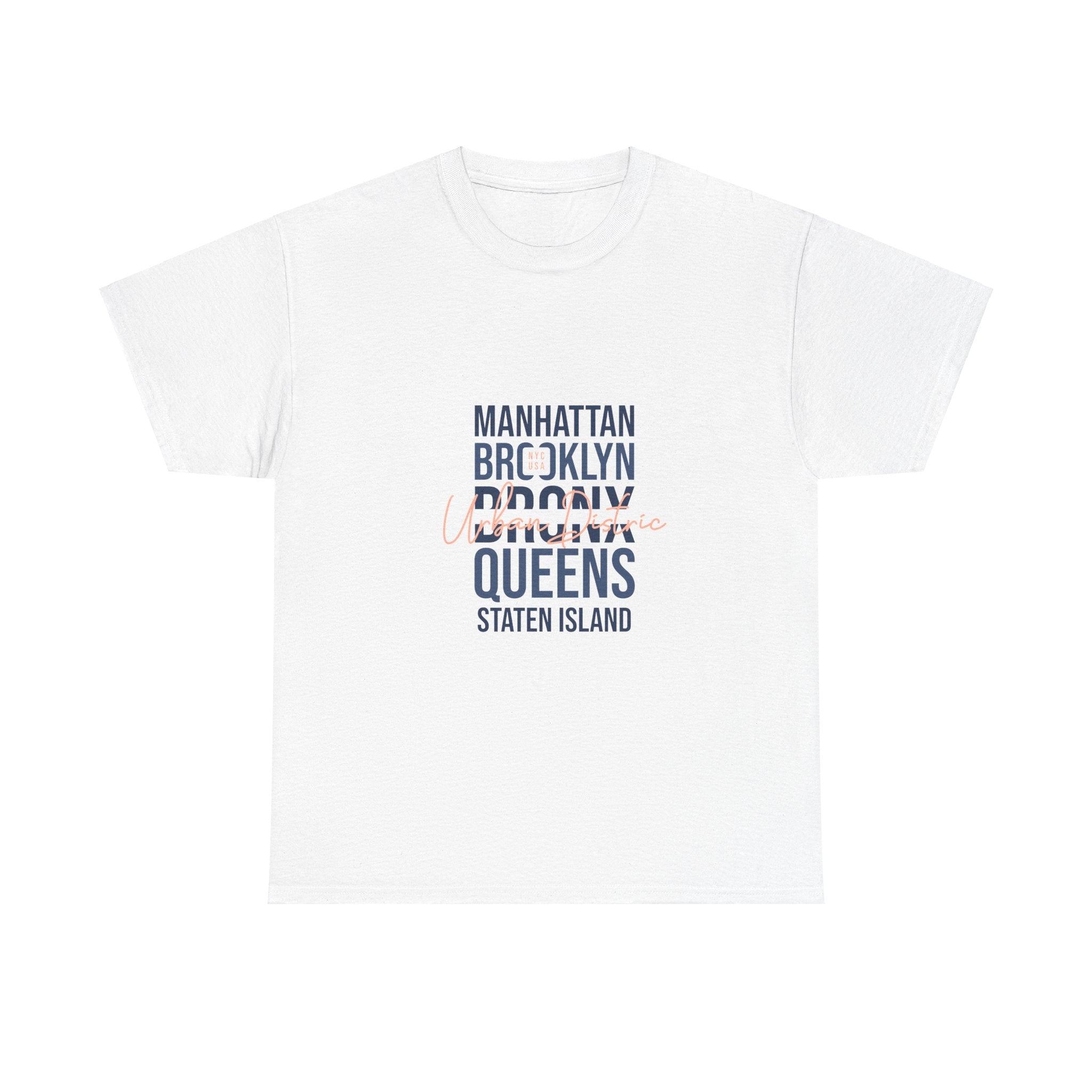 NYC Boroughs T-Shirt - Manhattan to Staten Island