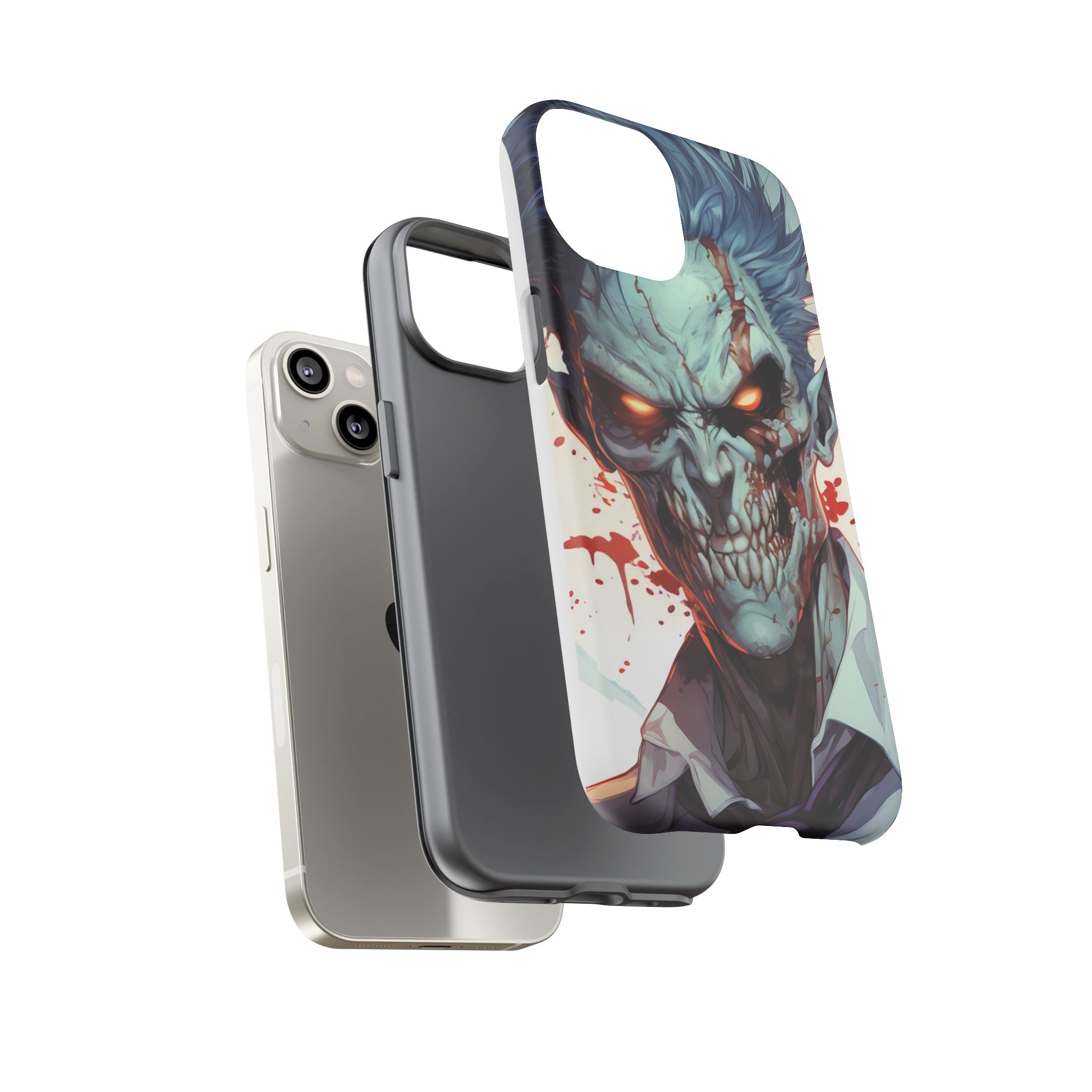 Zombie Elegance Hexagon iPhone Case