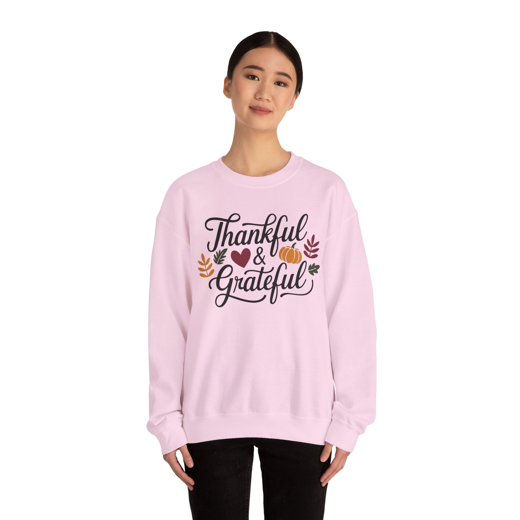 Thankful & Grateful Thanksgiving Sweatshirt