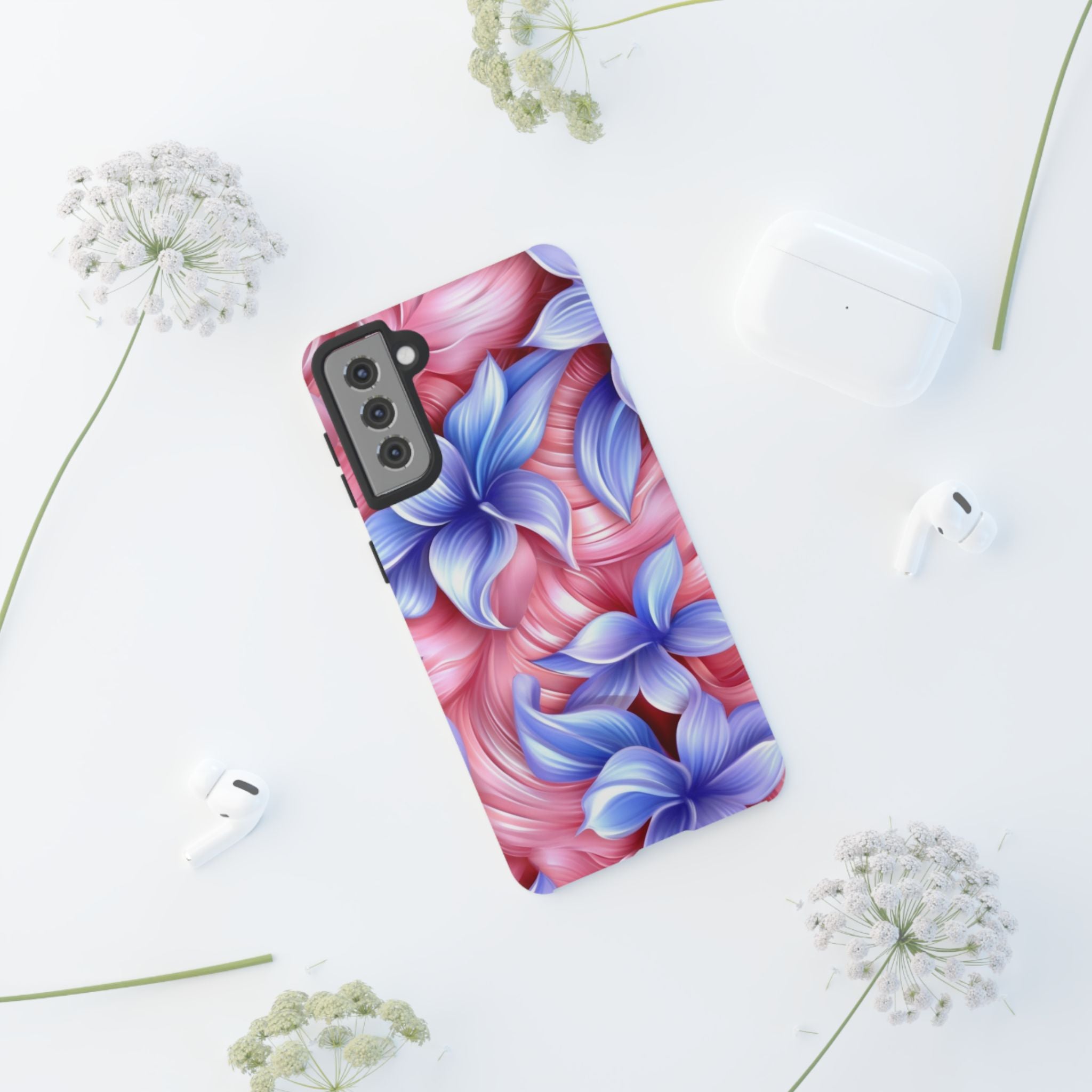 Dreamy Pink Floral Samsung Case