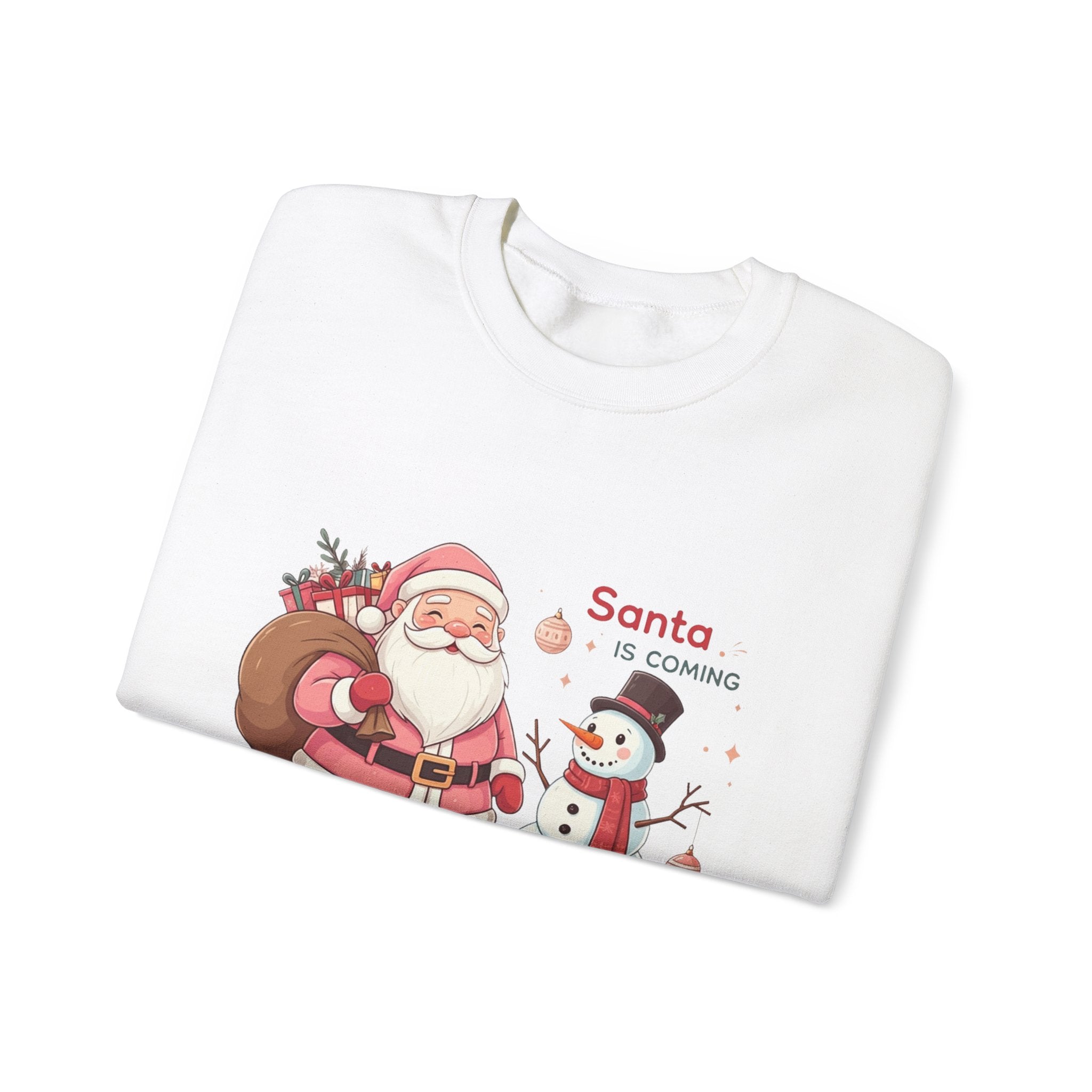 Pink Santa Christmas Sweatshirt