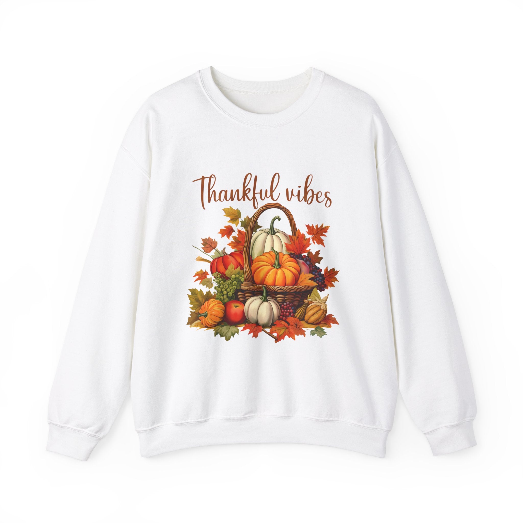 Thankful Vibes Autumn Harvest Sweatshirt