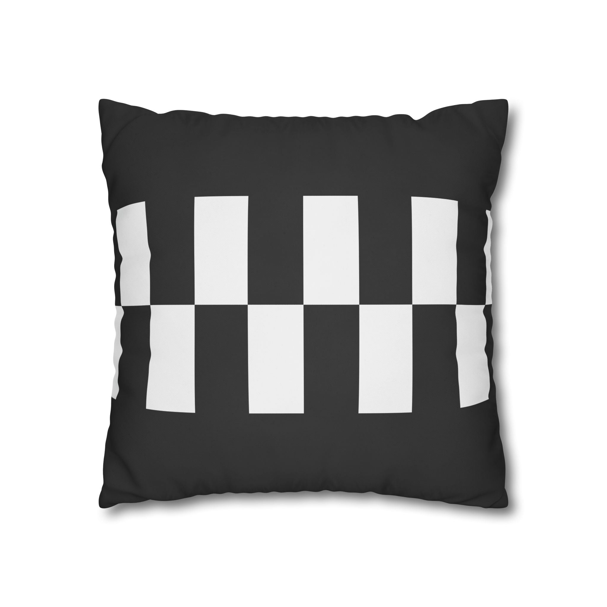 Black & White Checkered Pillowcase