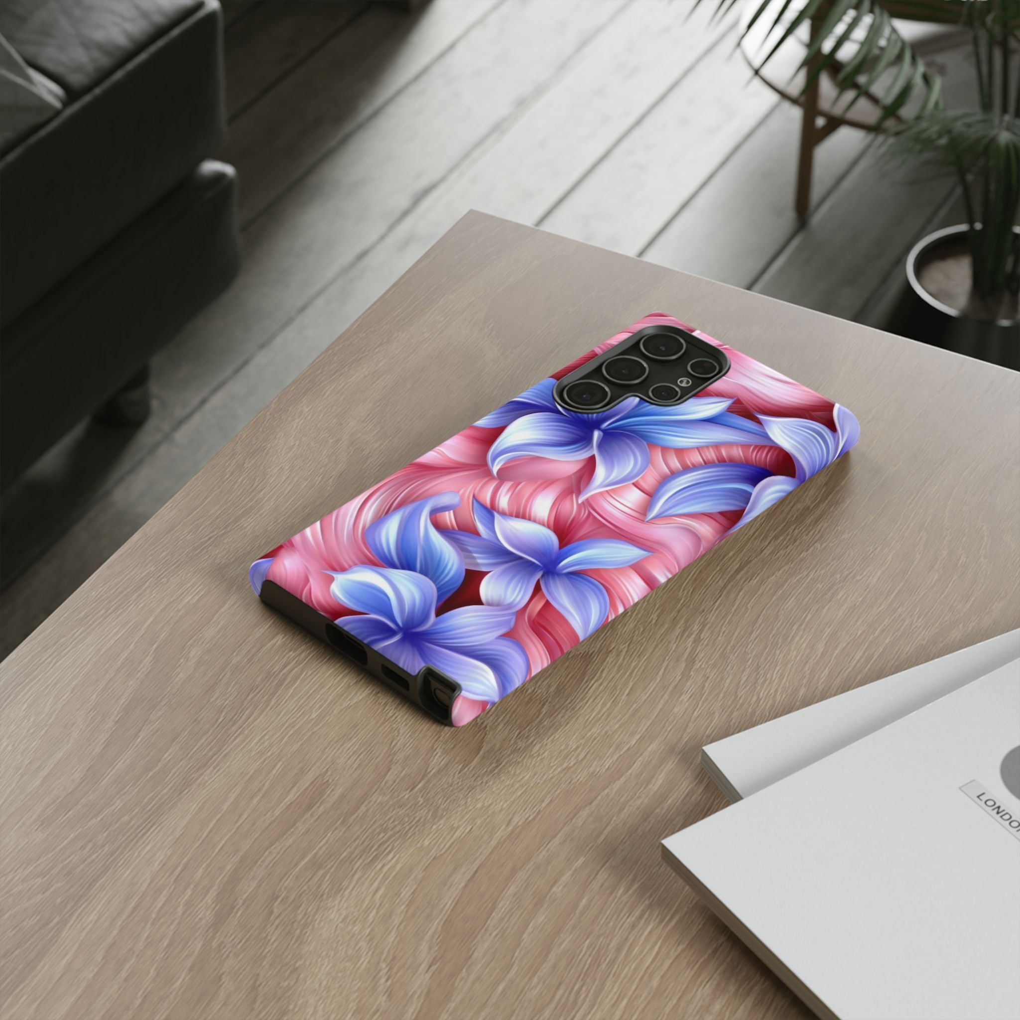 Dreamy Pink Floral Samsung Case