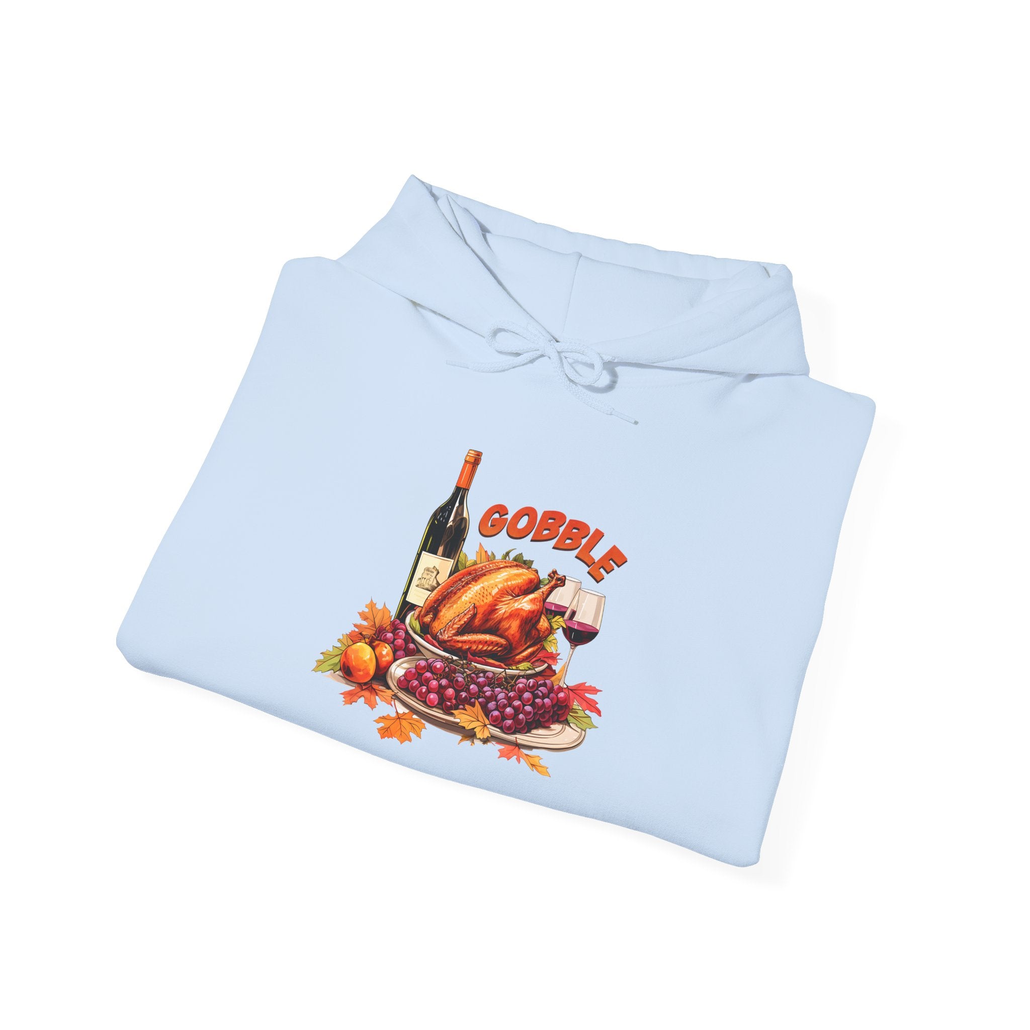 Gobble 'Til You Wobble Thanksgiving Hoodie