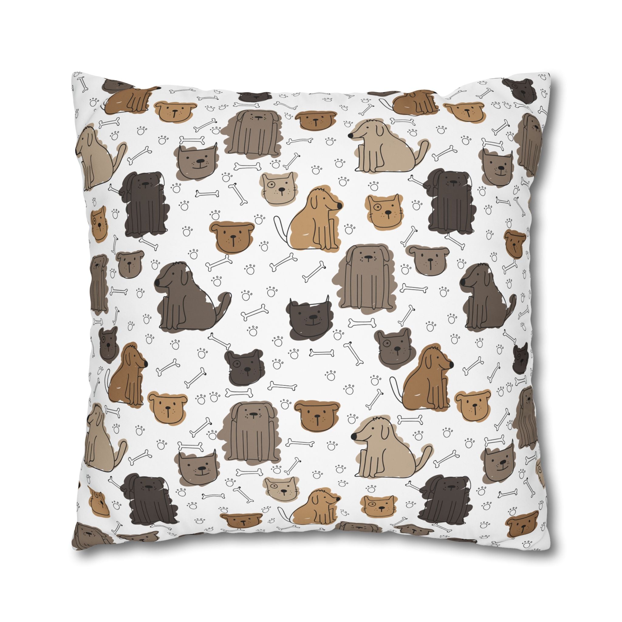 Cute Dog & Cat Pillowcase for Kids