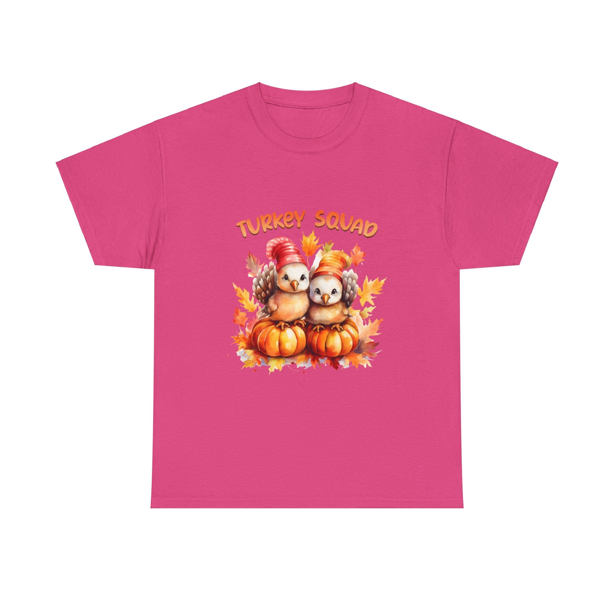 Turkey Squad: Cute Chicks Thanksgiving Tee