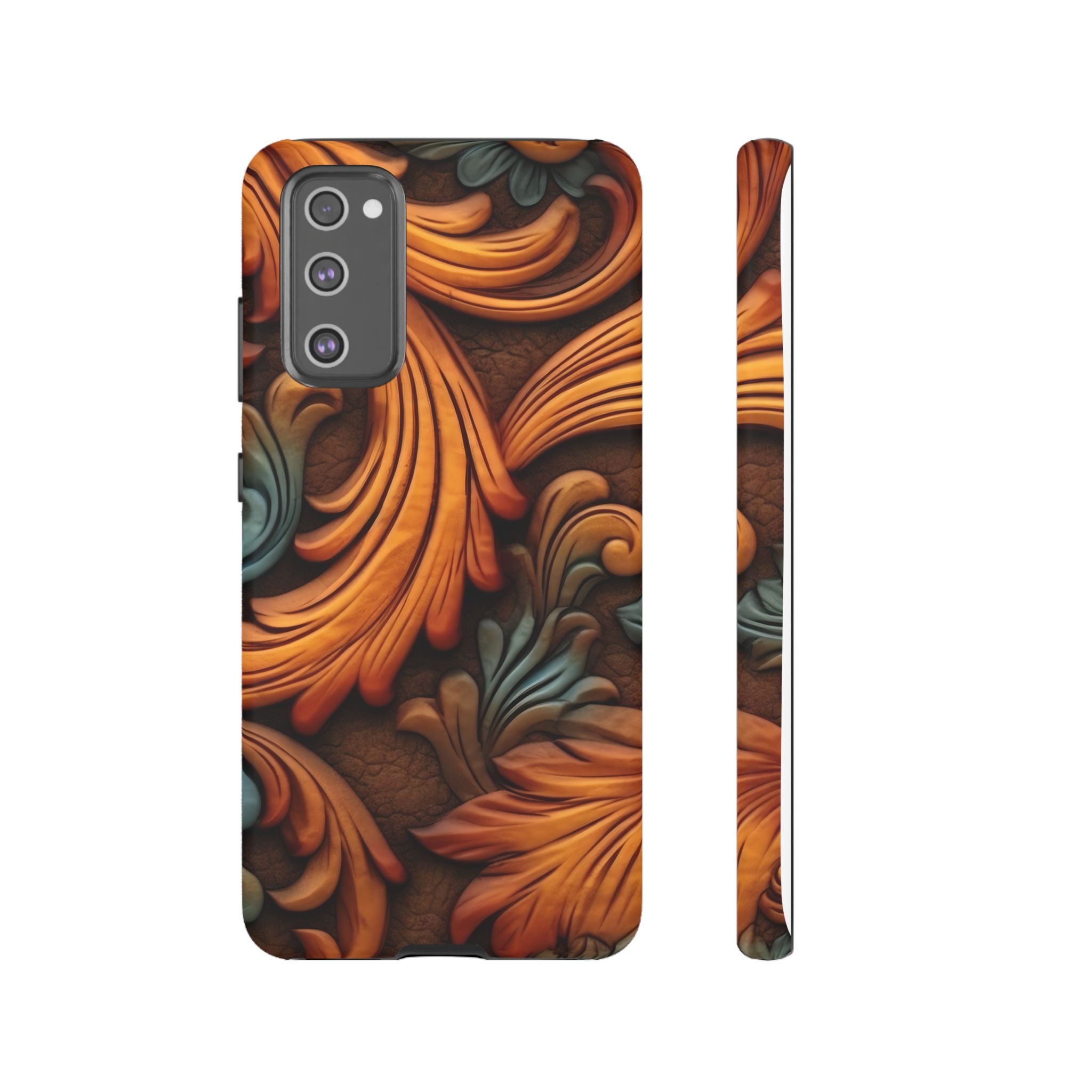 Baroque Copper Samsung Case - Luxury Design