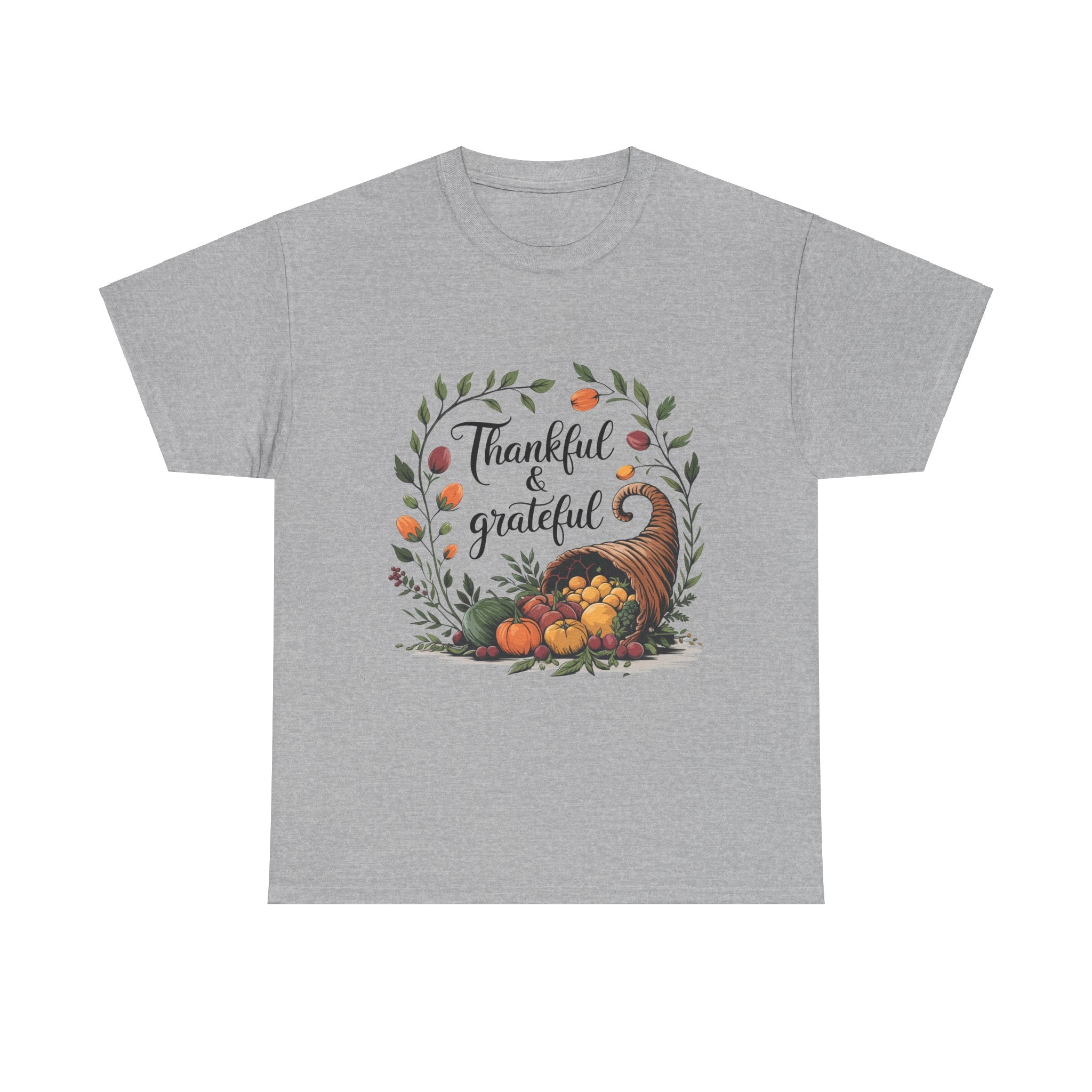 Thankful & Grateful Thanksgiving T-Shirt