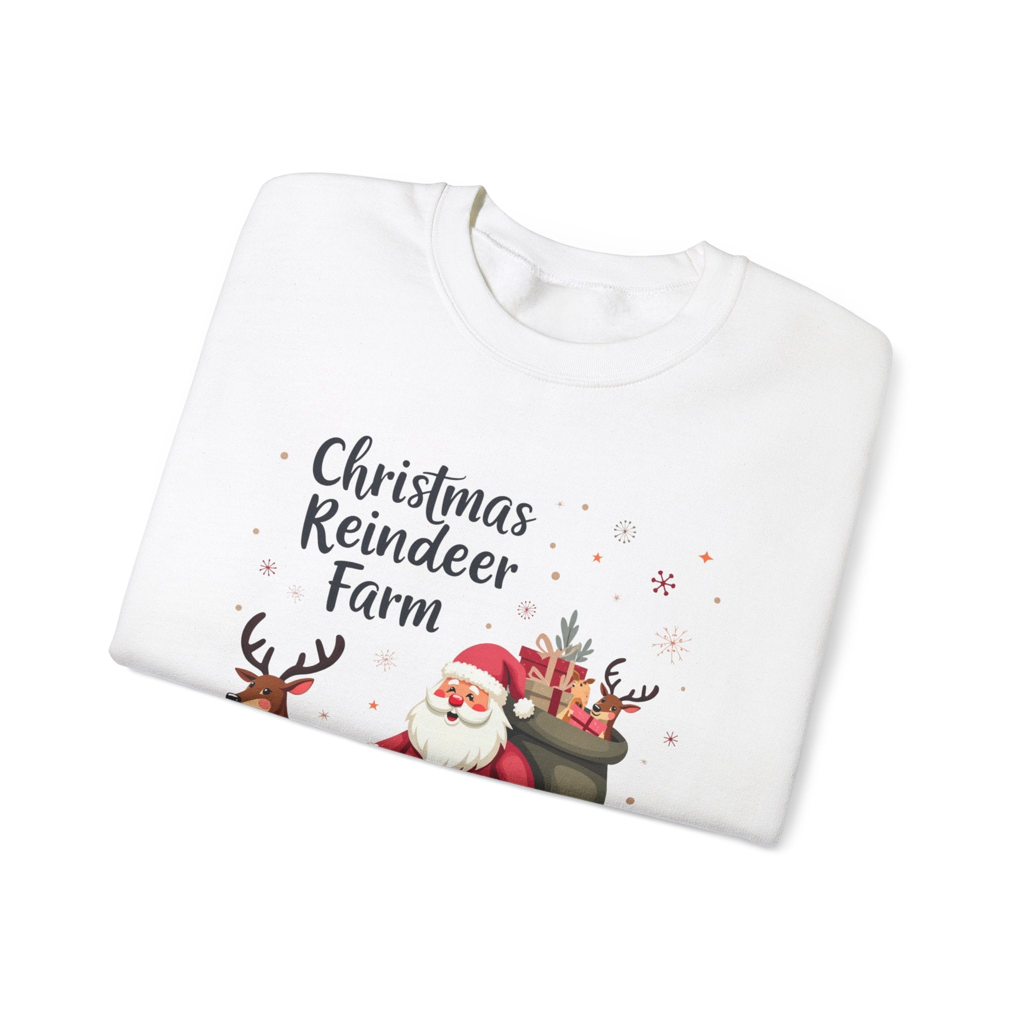 Christmas Reindeer Farm Sweatshirt