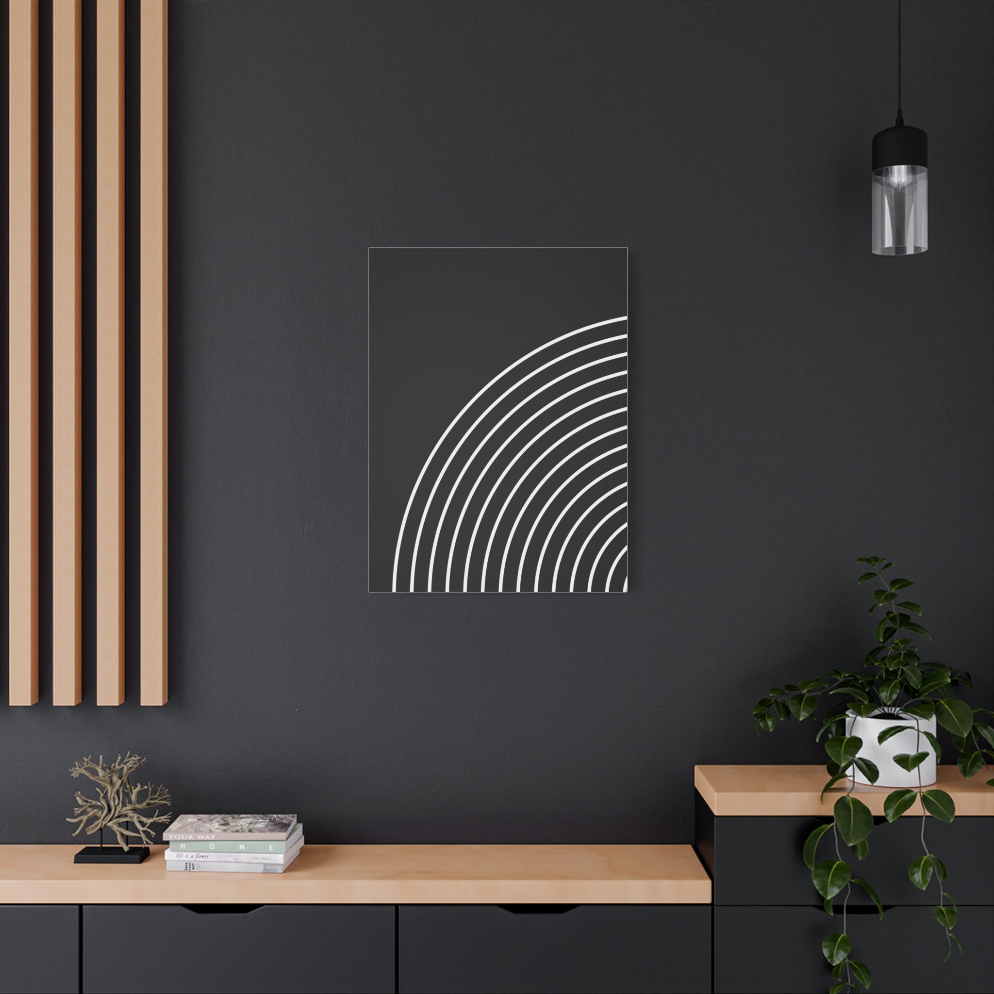 Minimalist Arc Canvas Art Print