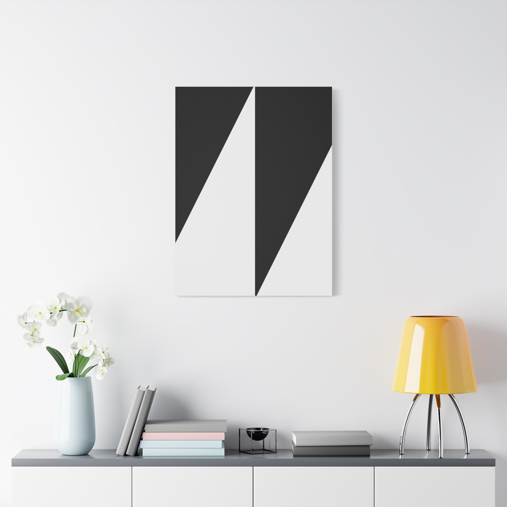 Geometric Diamond Abstract Canvas Art