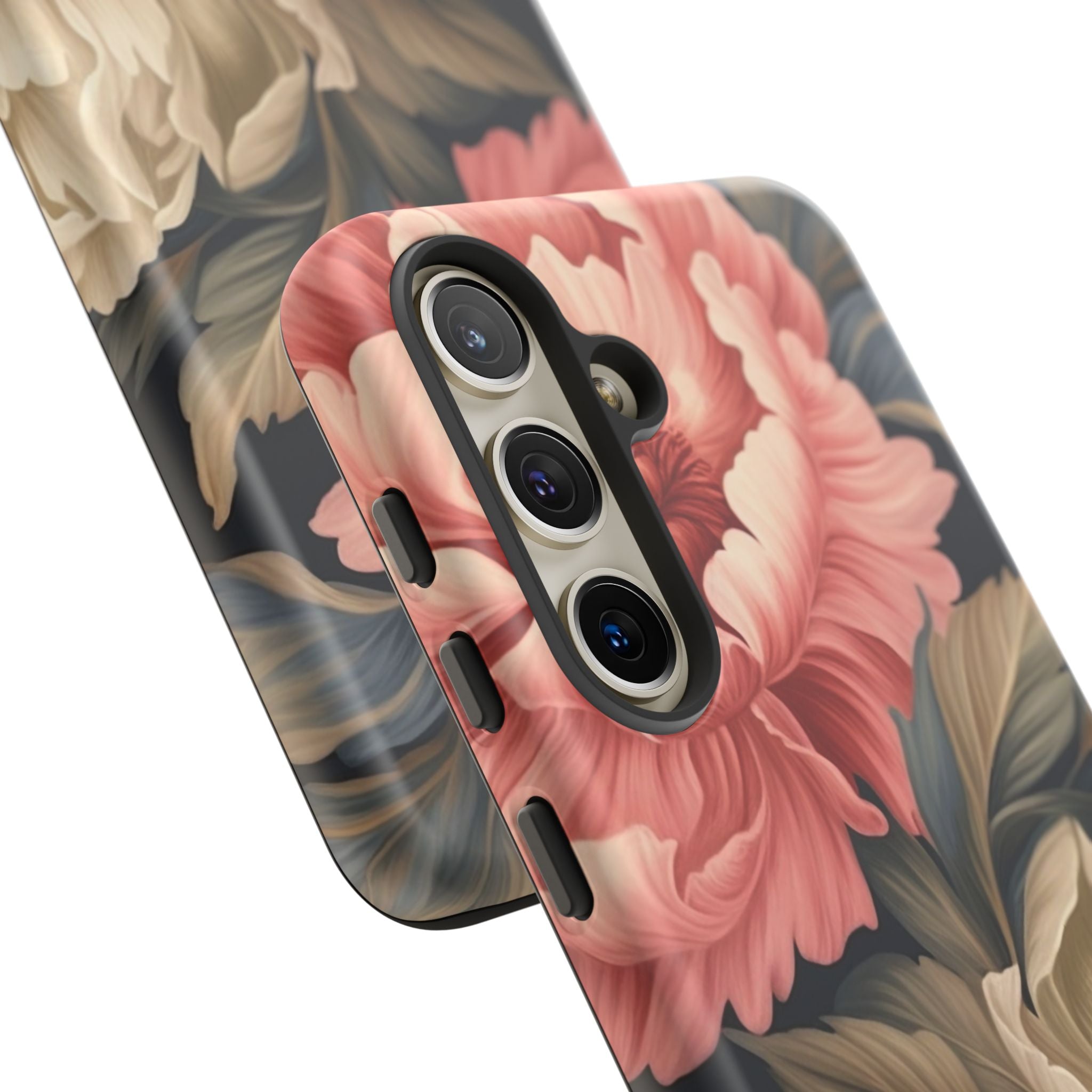 Blush Peony Floral Samsung Phone Case