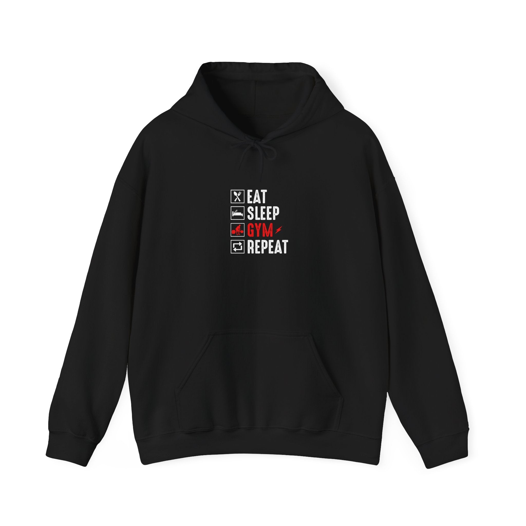 Eat Sleep Gym Repeat Hoodie