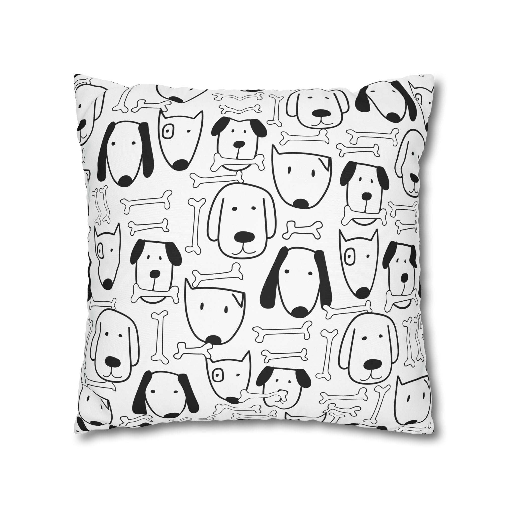 Cute Puppy Bone Pillowcase - Kids'