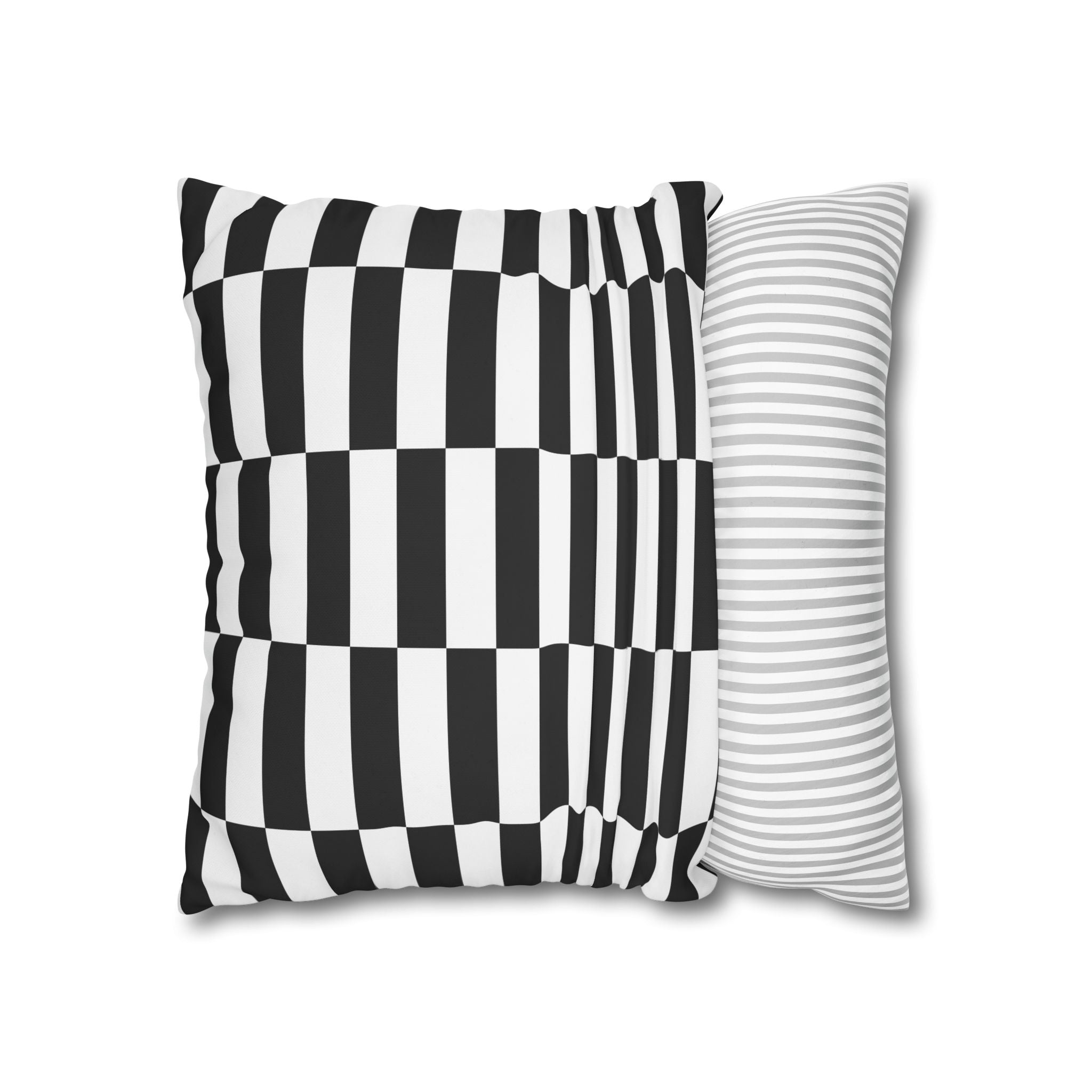 Monochrome Stripe Pillowcase - Modern Design