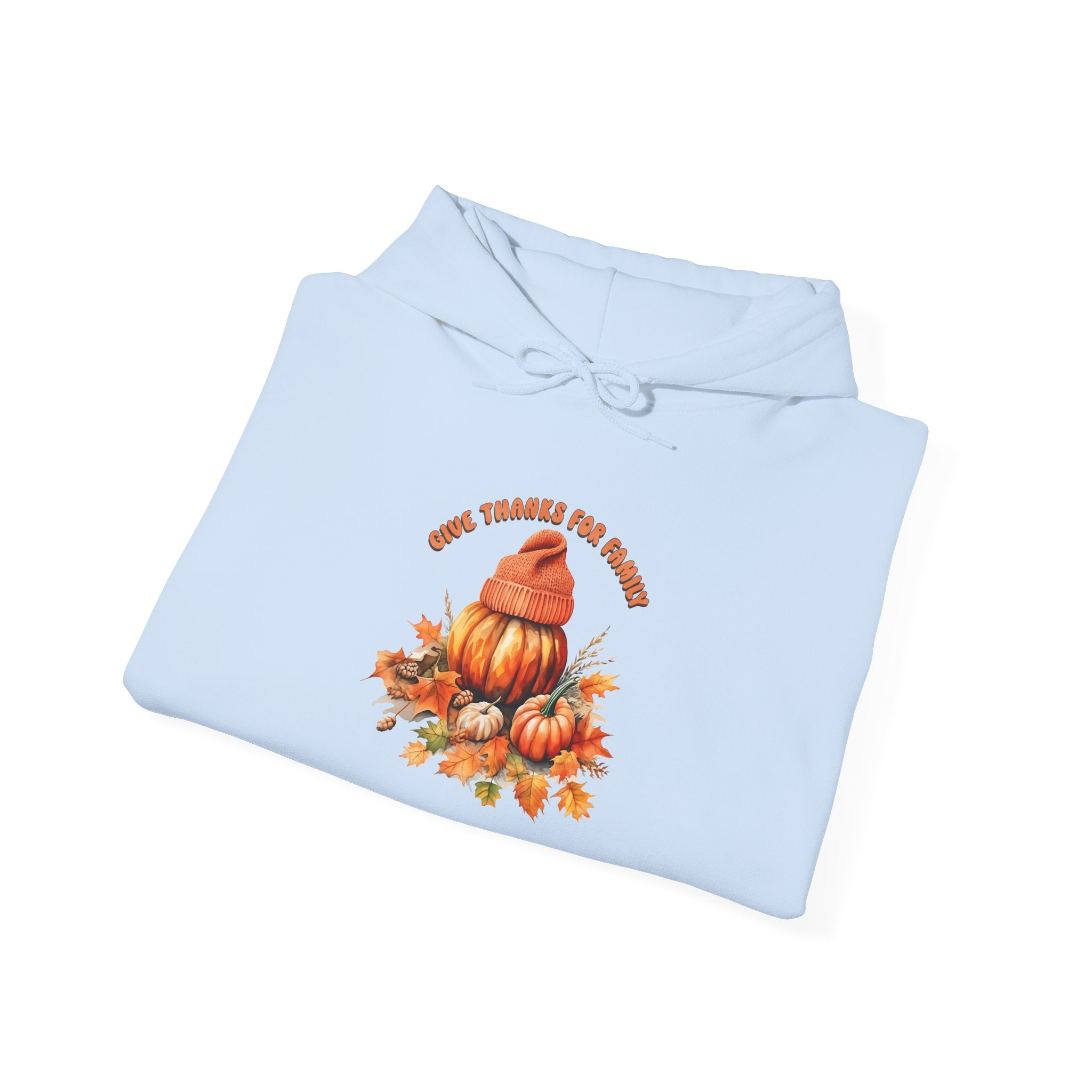 Cozy Give Thanks Family Thanksgiving Hoodie