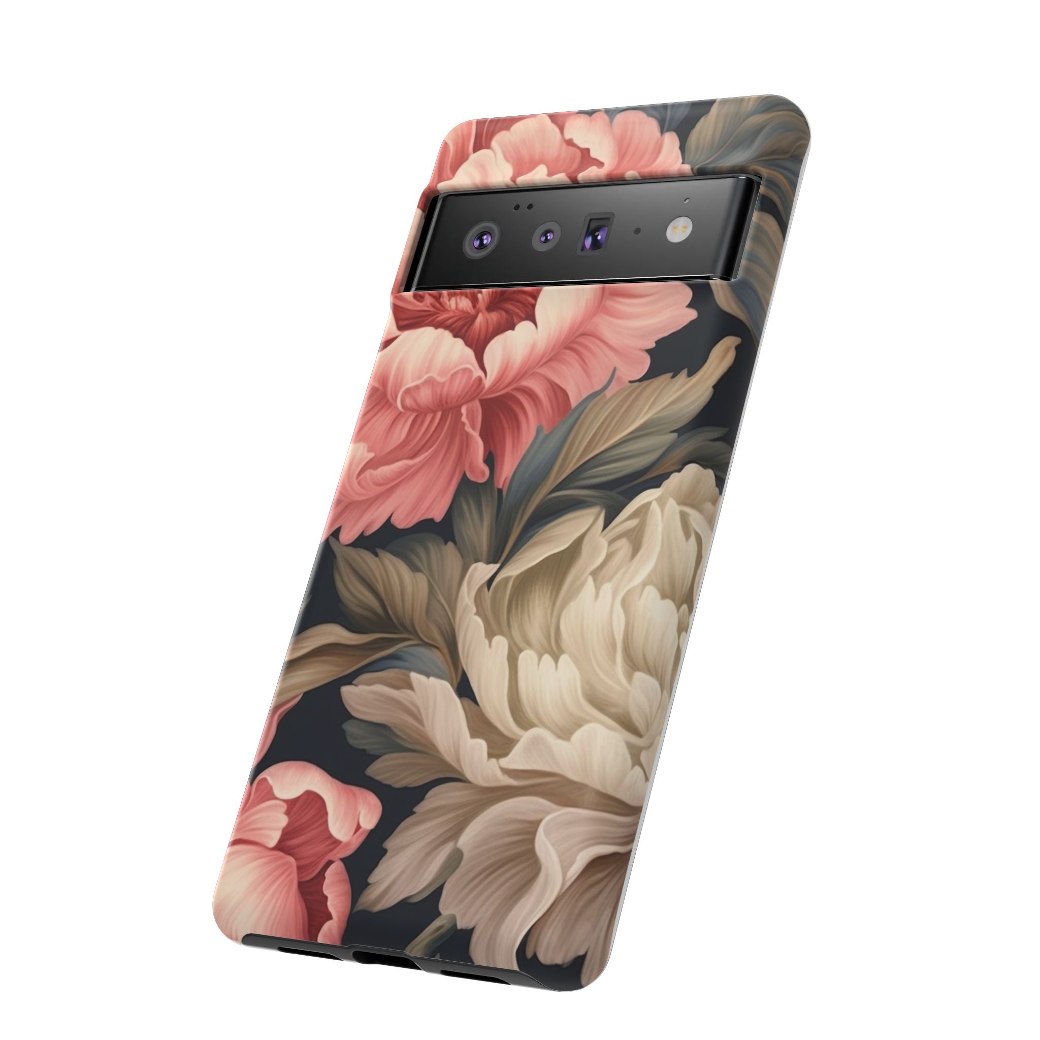 Blush Peony Floral Google Pixel Case (All Models)