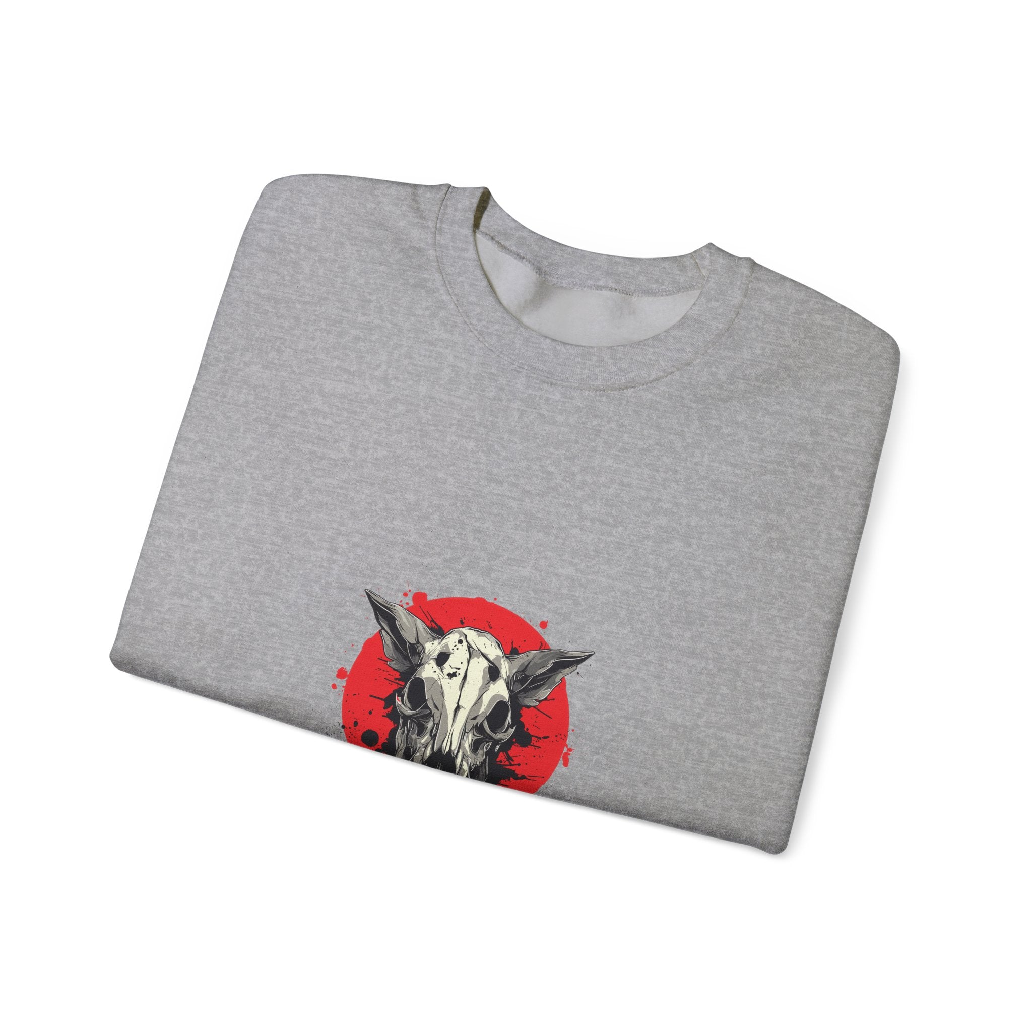 Red Sun Skull Sweatshirt