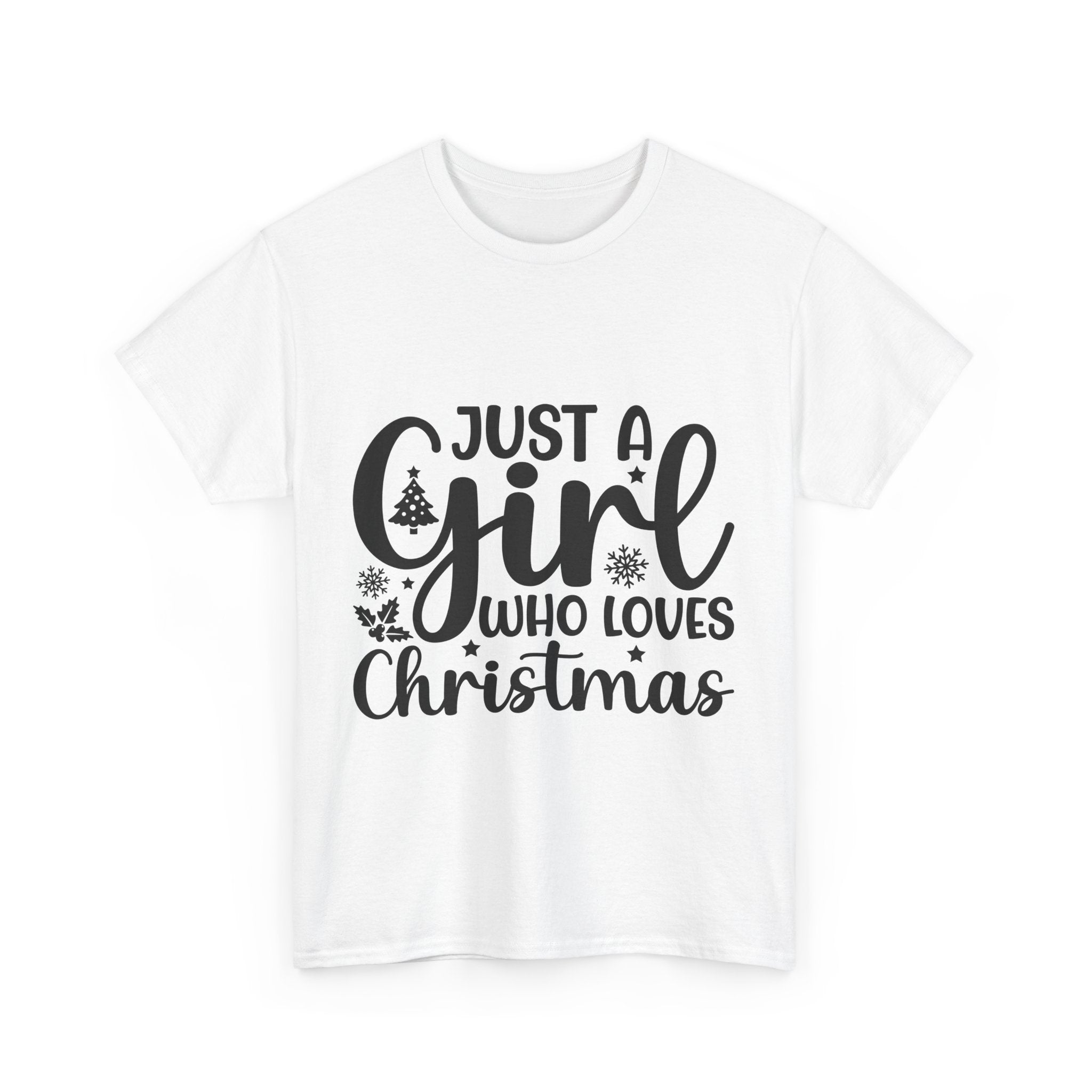 Black Christmas T-Shirt: Minimalist Xmas