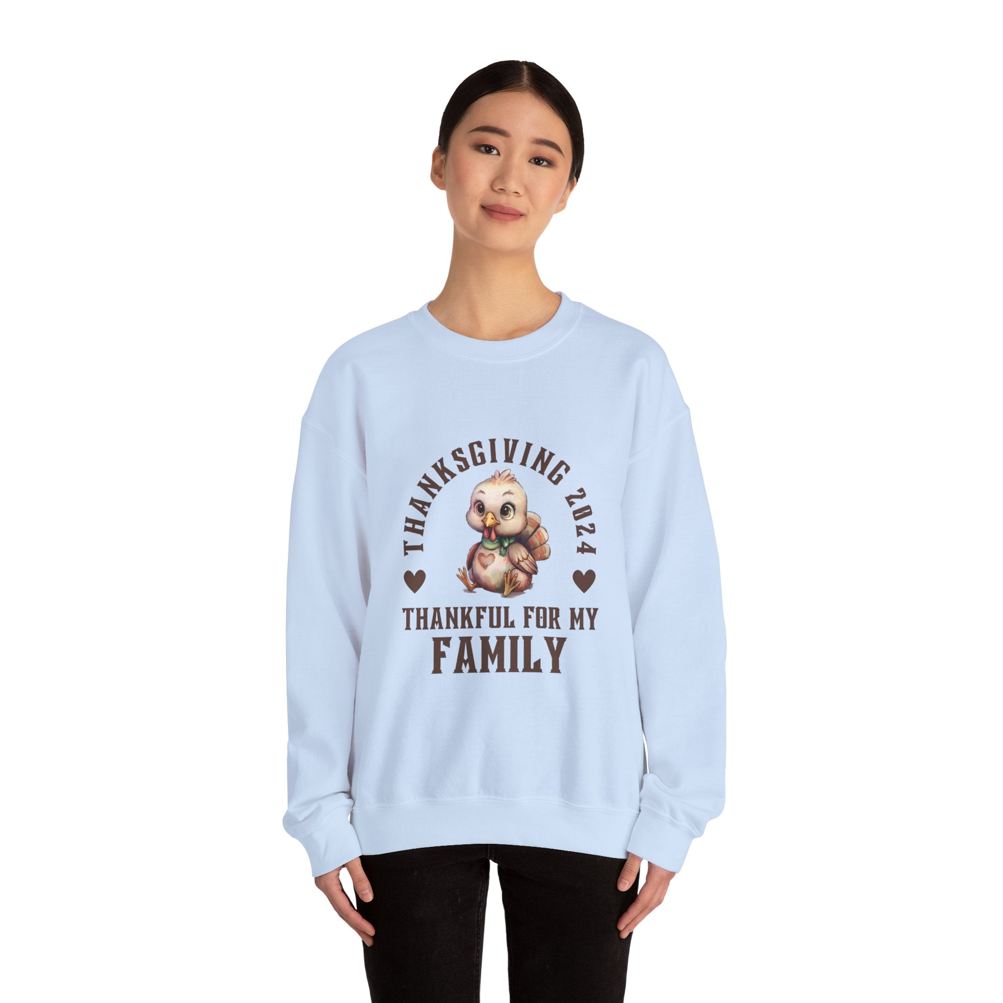 Cute Turkey Thanksgiving Sweatshirt 2024