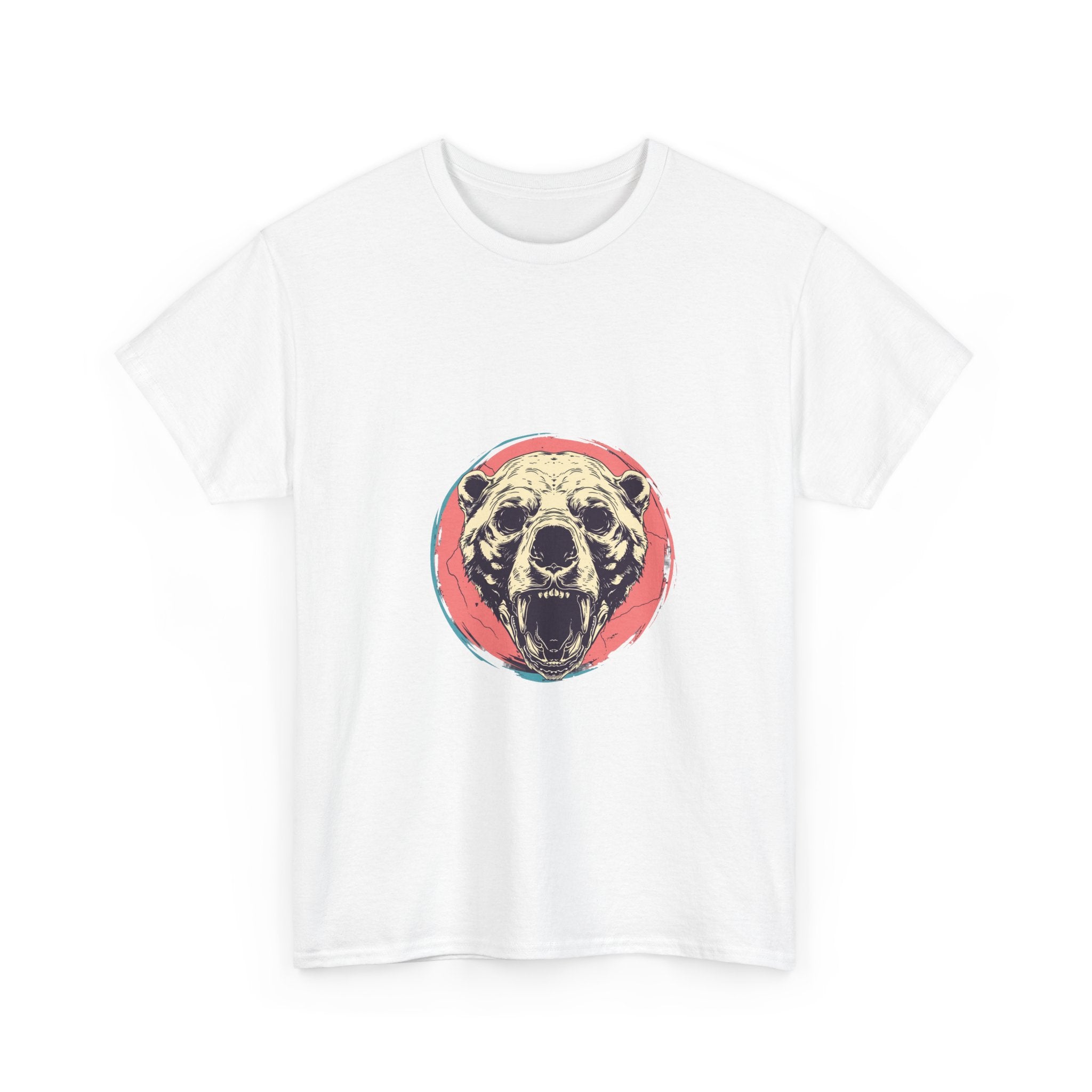 Vintage Bear Head T-Shirt - Retro Style