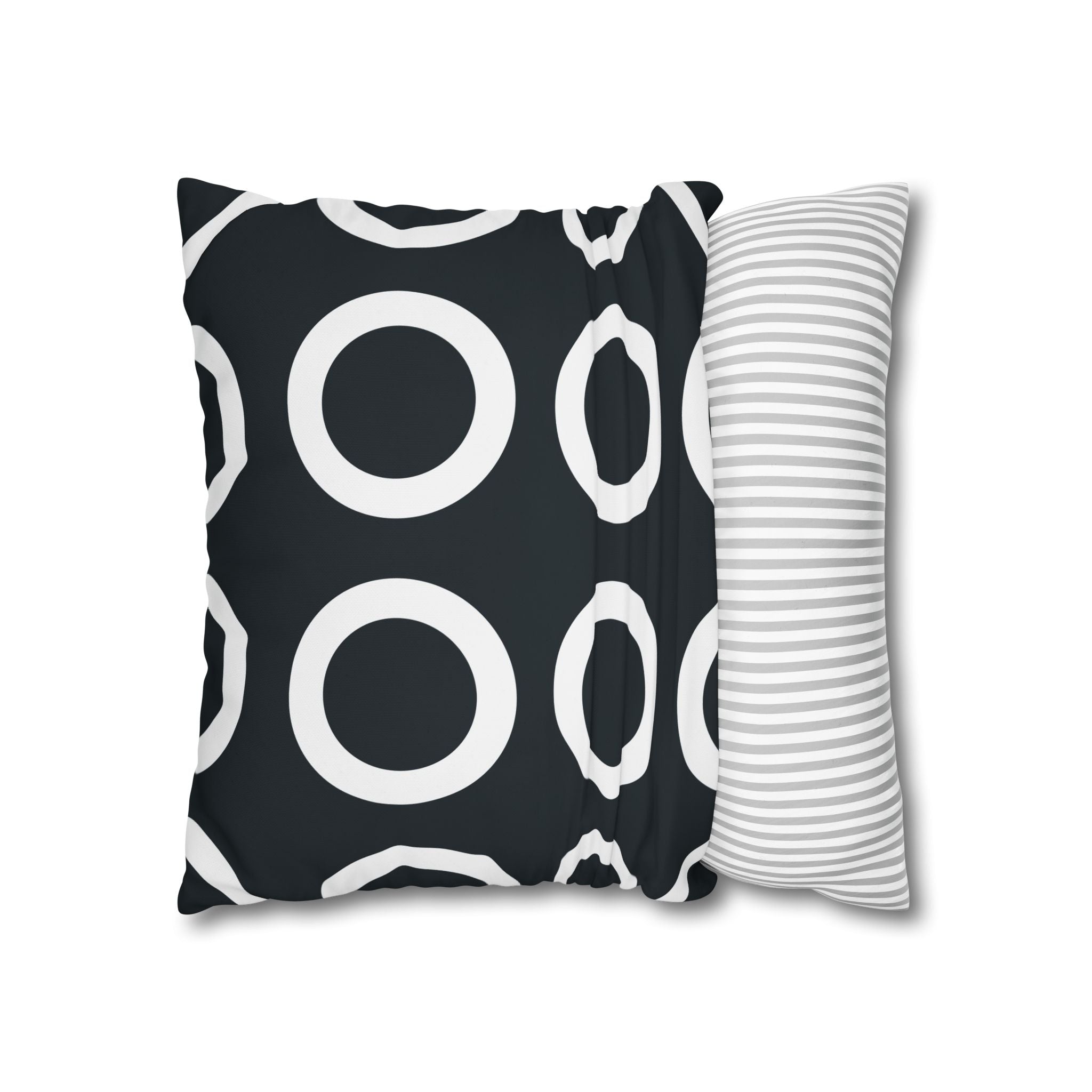 Navy Blue & White Dot Pillowcase