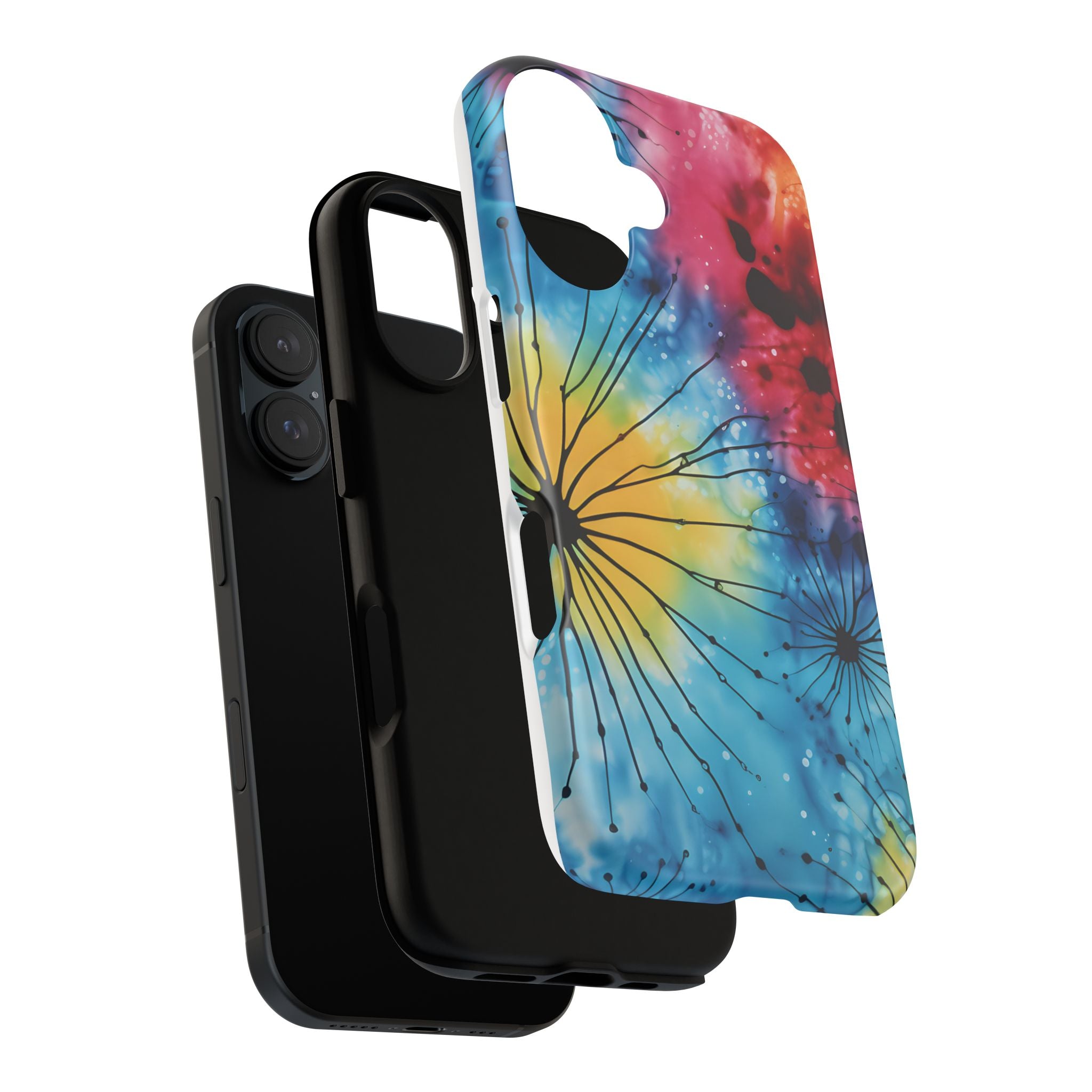 Cosmic Bloom Hexagon Stone iPhone Case