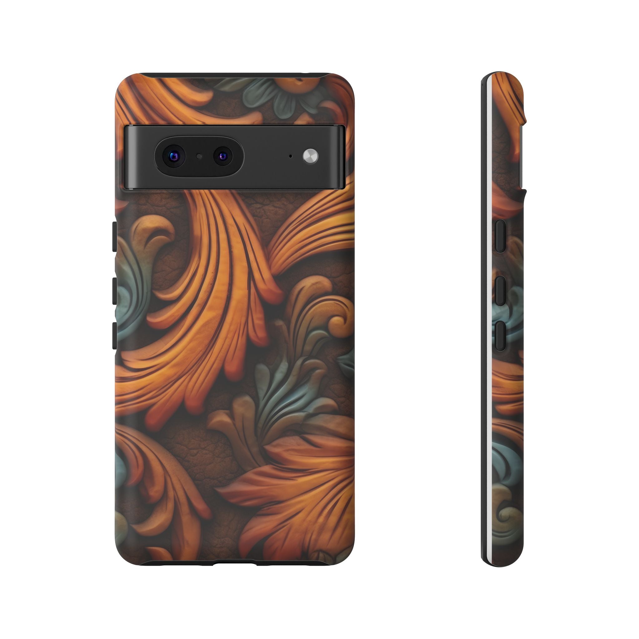 Baroque Copper Google Pixel Case (All Models) - Luxury Design