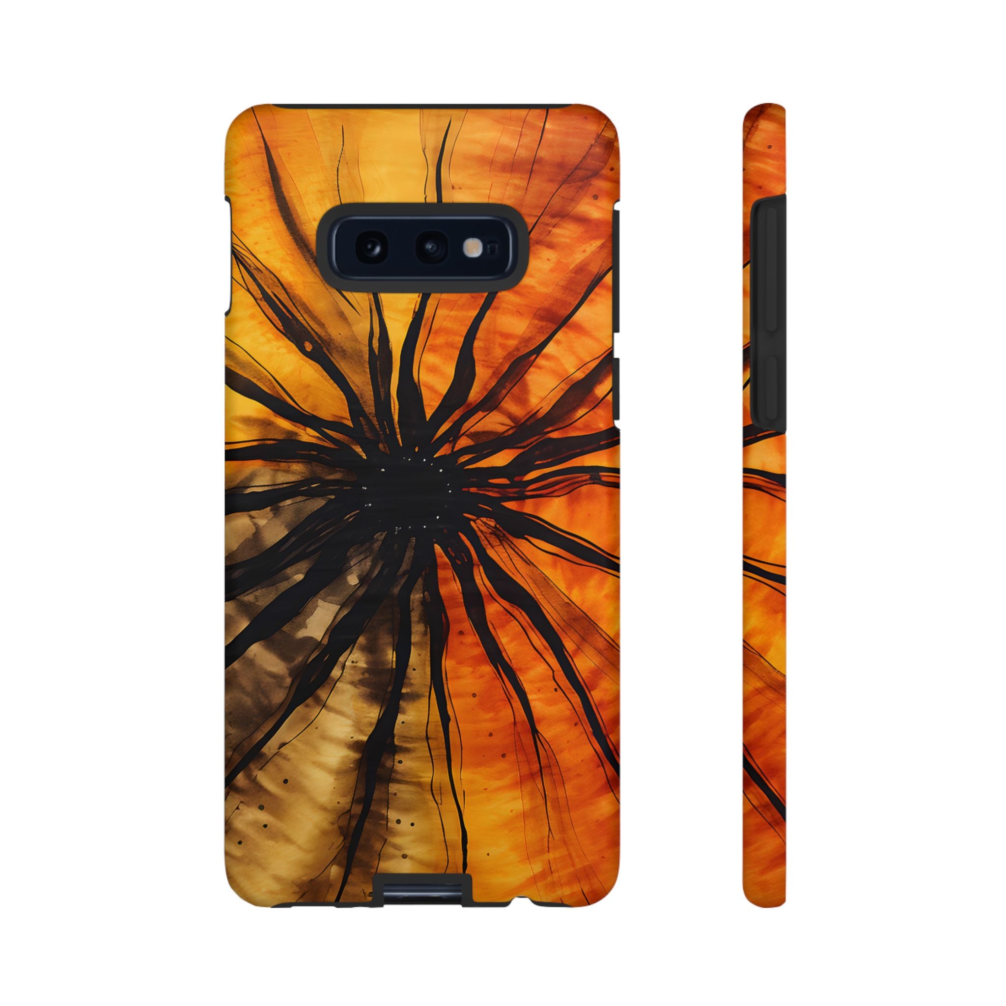 Fiery Sunburst Abstract Samsung Case