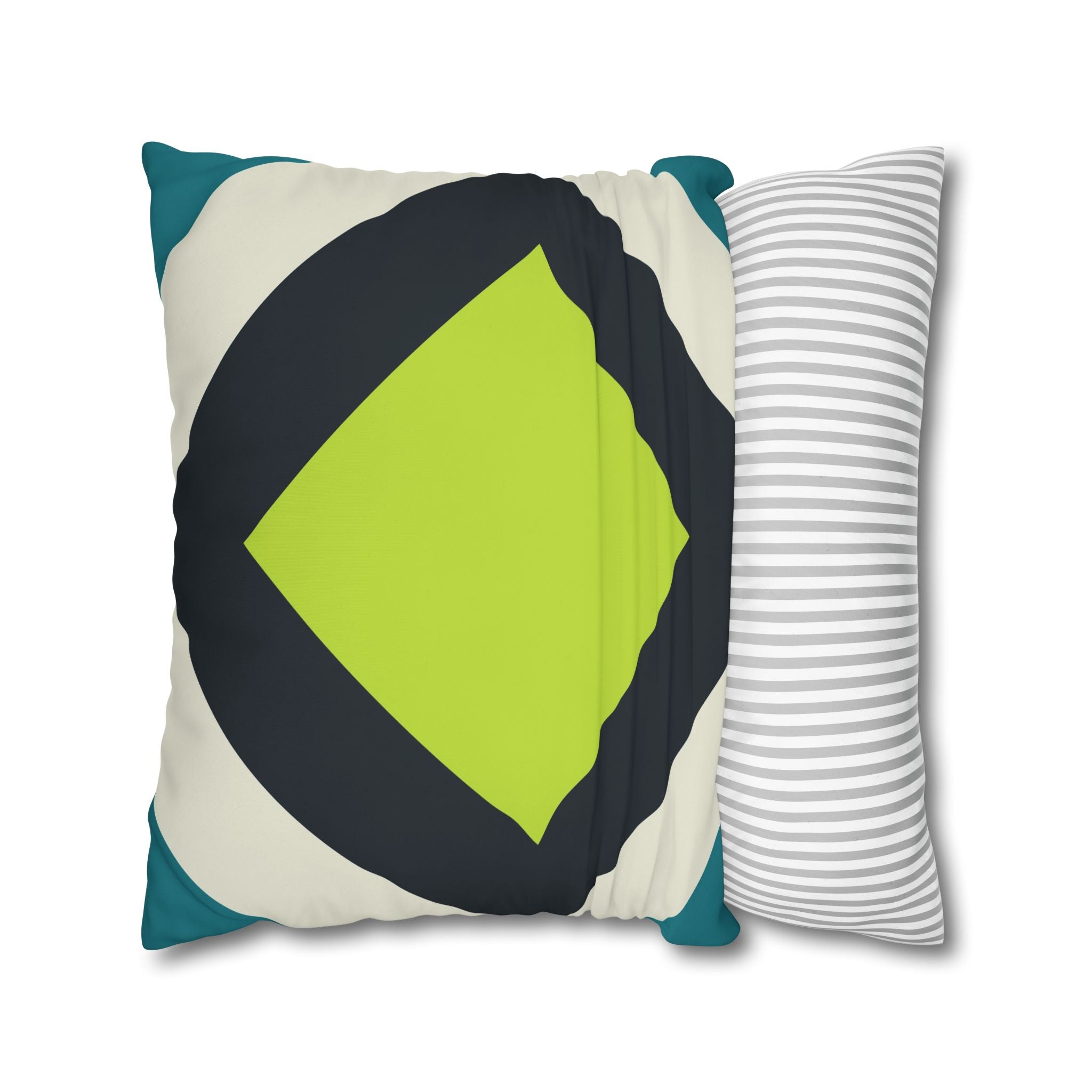 Geometric Diamond Pillowcase - Modern Art