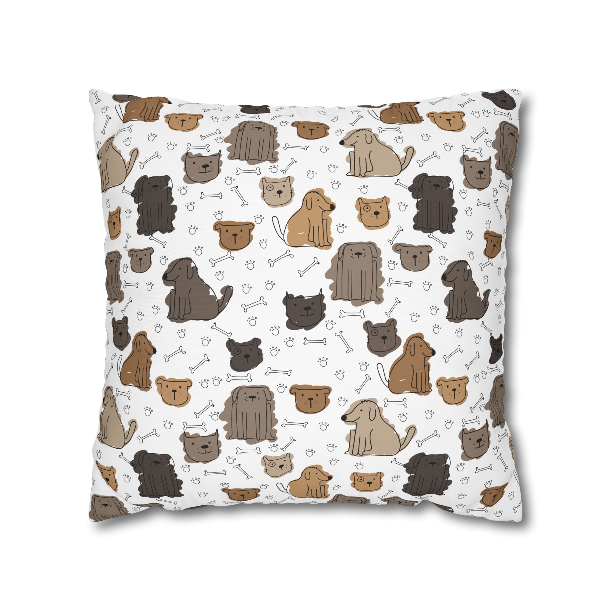 Cute Dog & Cat Pillowcase for Kids