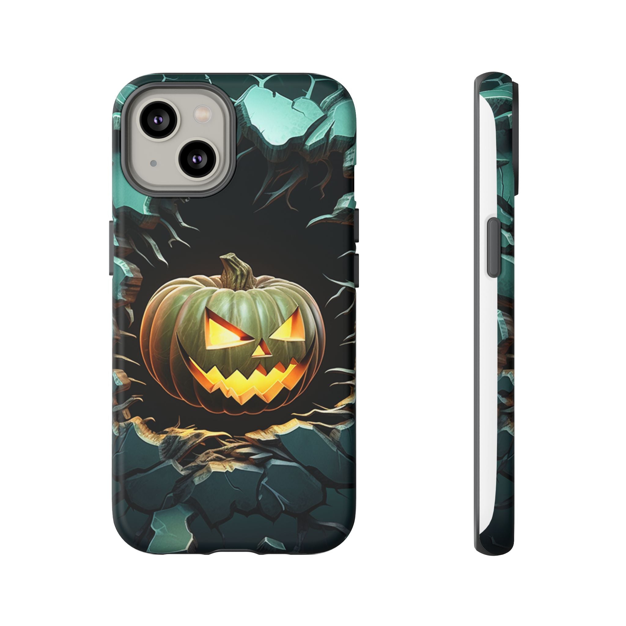 Spooky Jack-o'-Lantern Hexagon iPhone Case