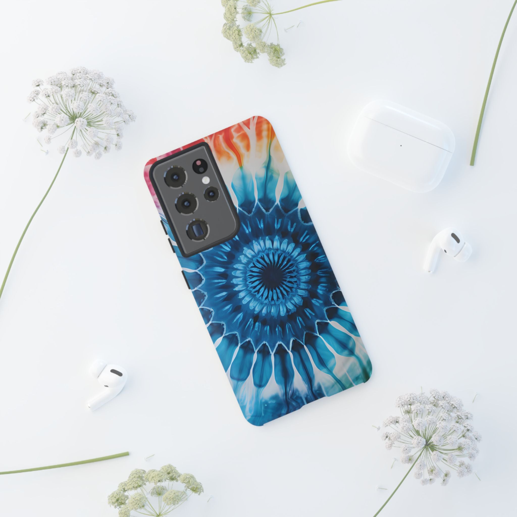 Cosmic Mandala Tie-Dye Samsung Case