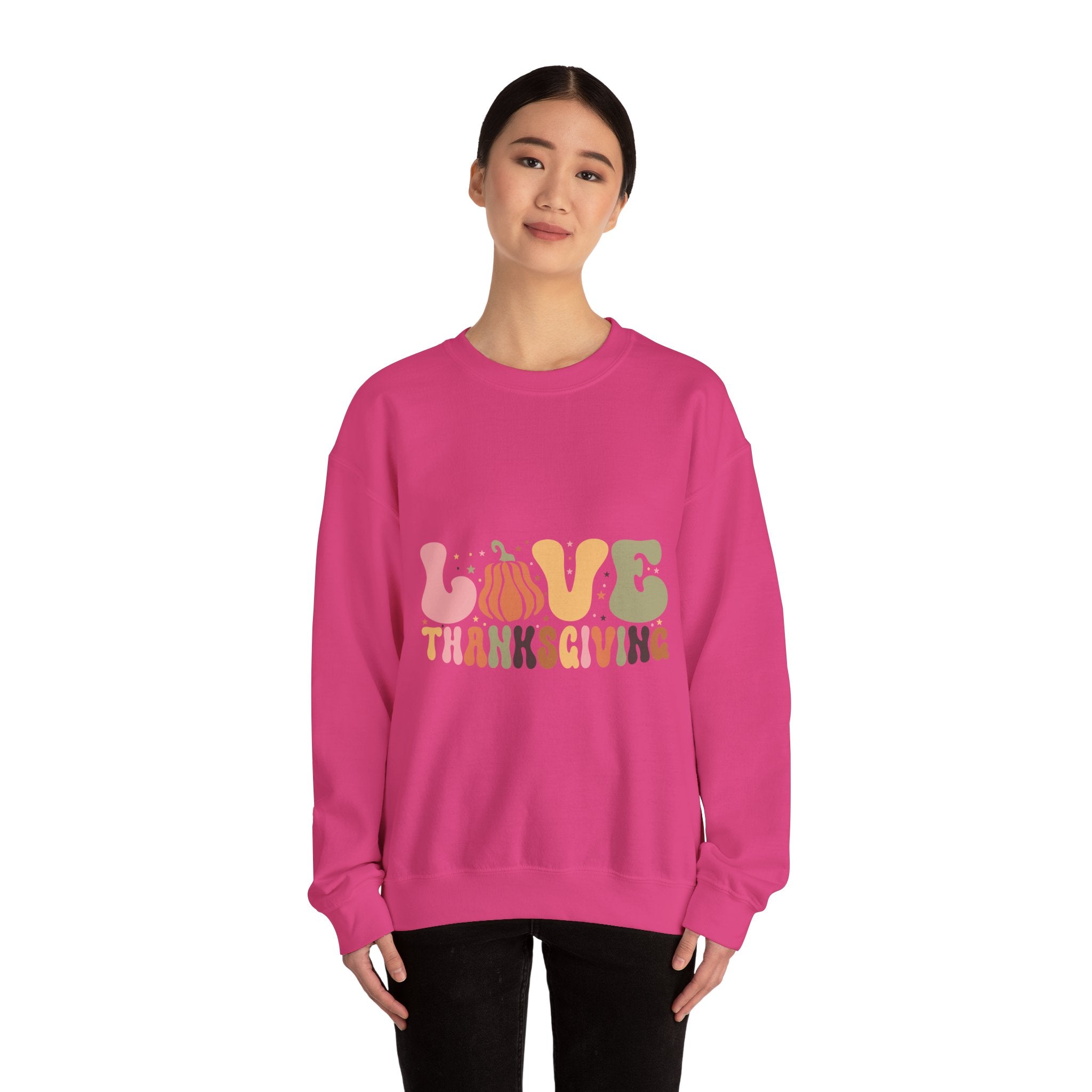 Retro Love Thanksgiving Sweatshirt