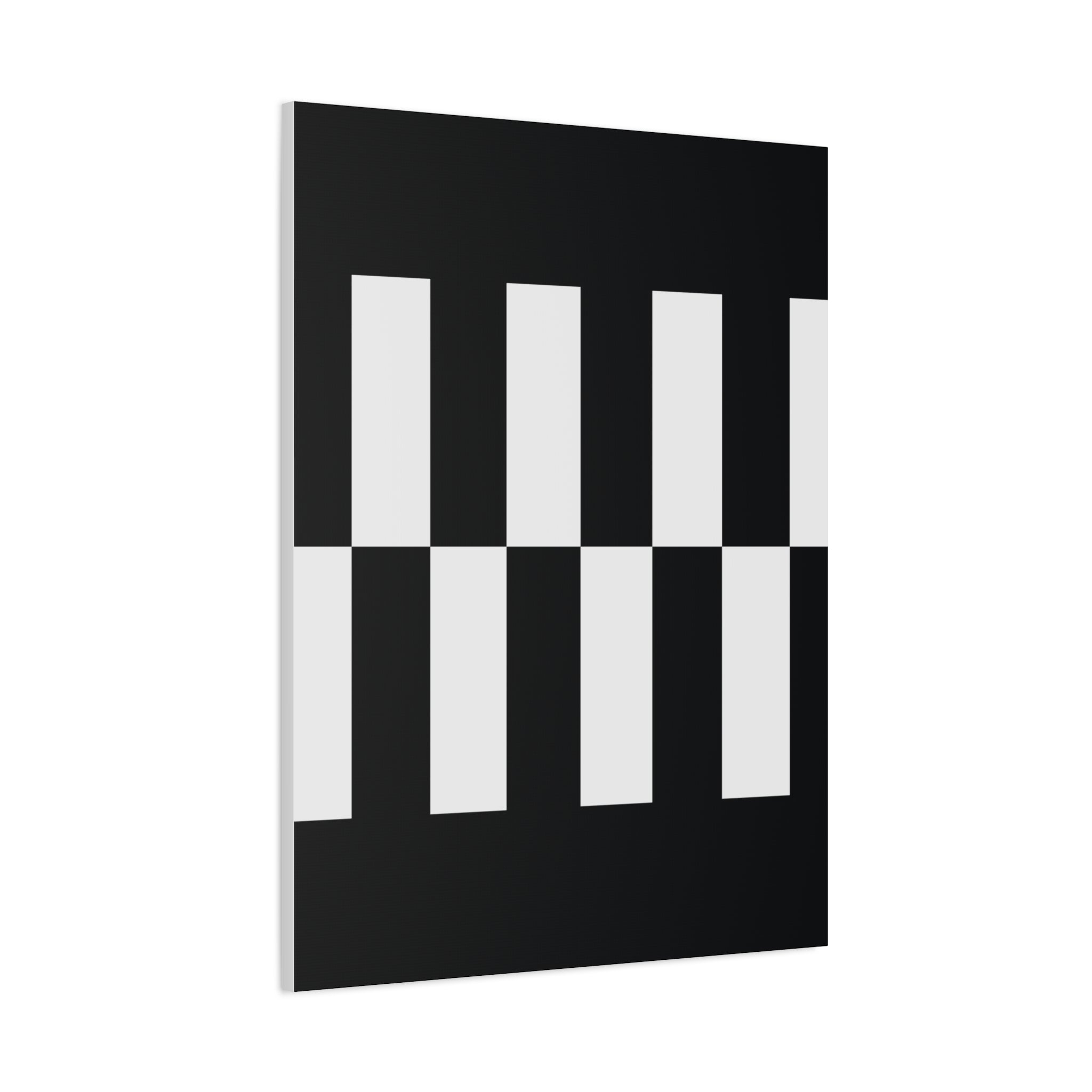 Classic Checkerboard Matte Canvas Art