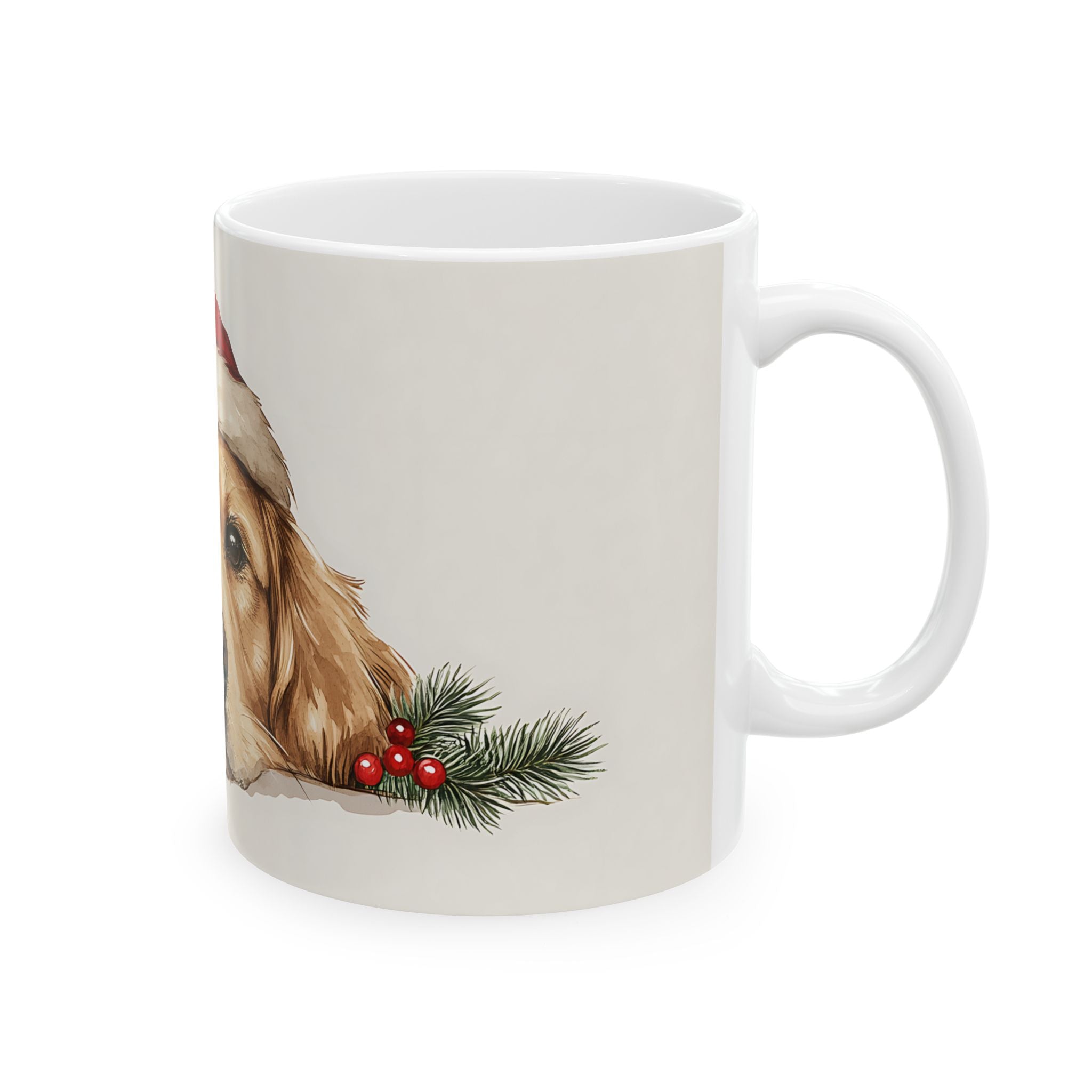 Golden Retriever Christmas Mug