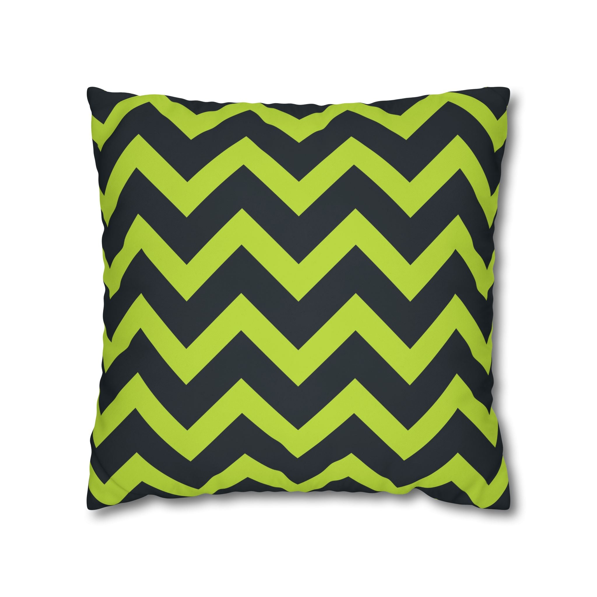 Teal & Lime Zigzag Chevron Pillowcase