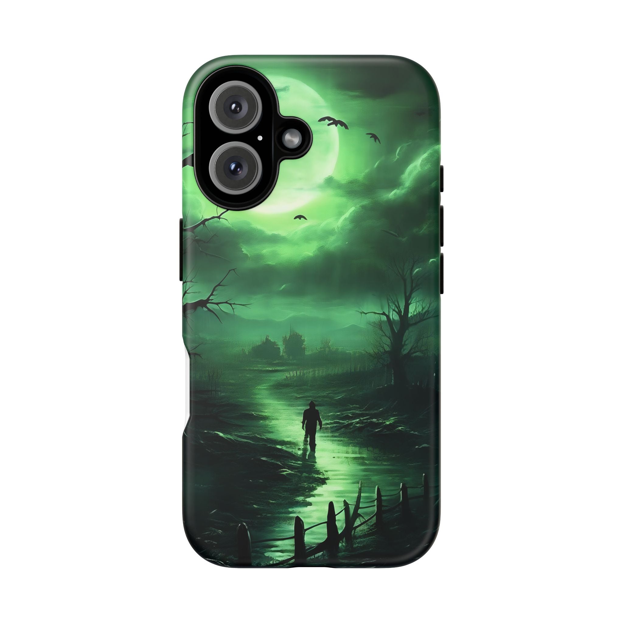 Swamp Moon Gothic iPhone Case - Hexagon Stone