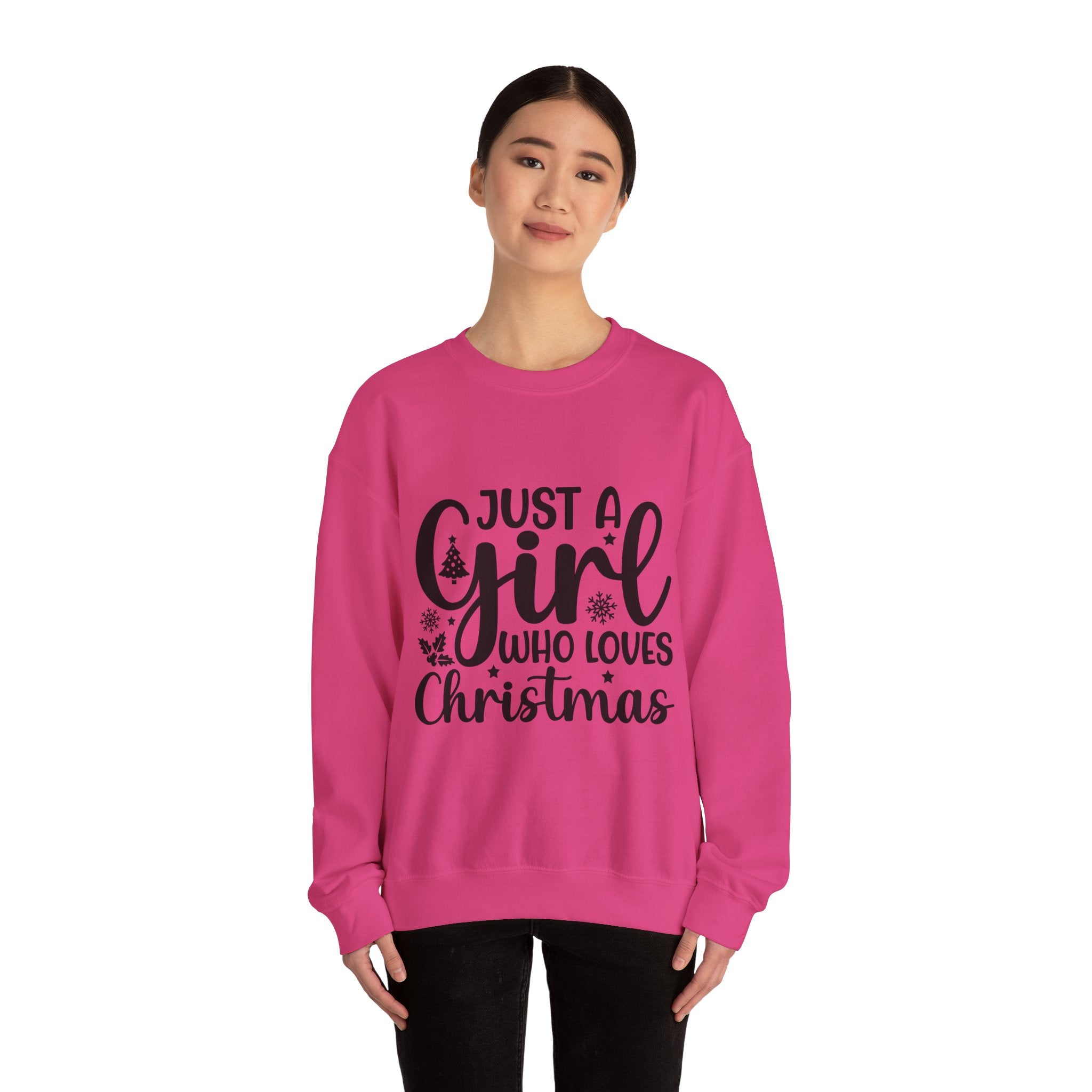 Black Christmas Sweatshirt: Minimalist Style