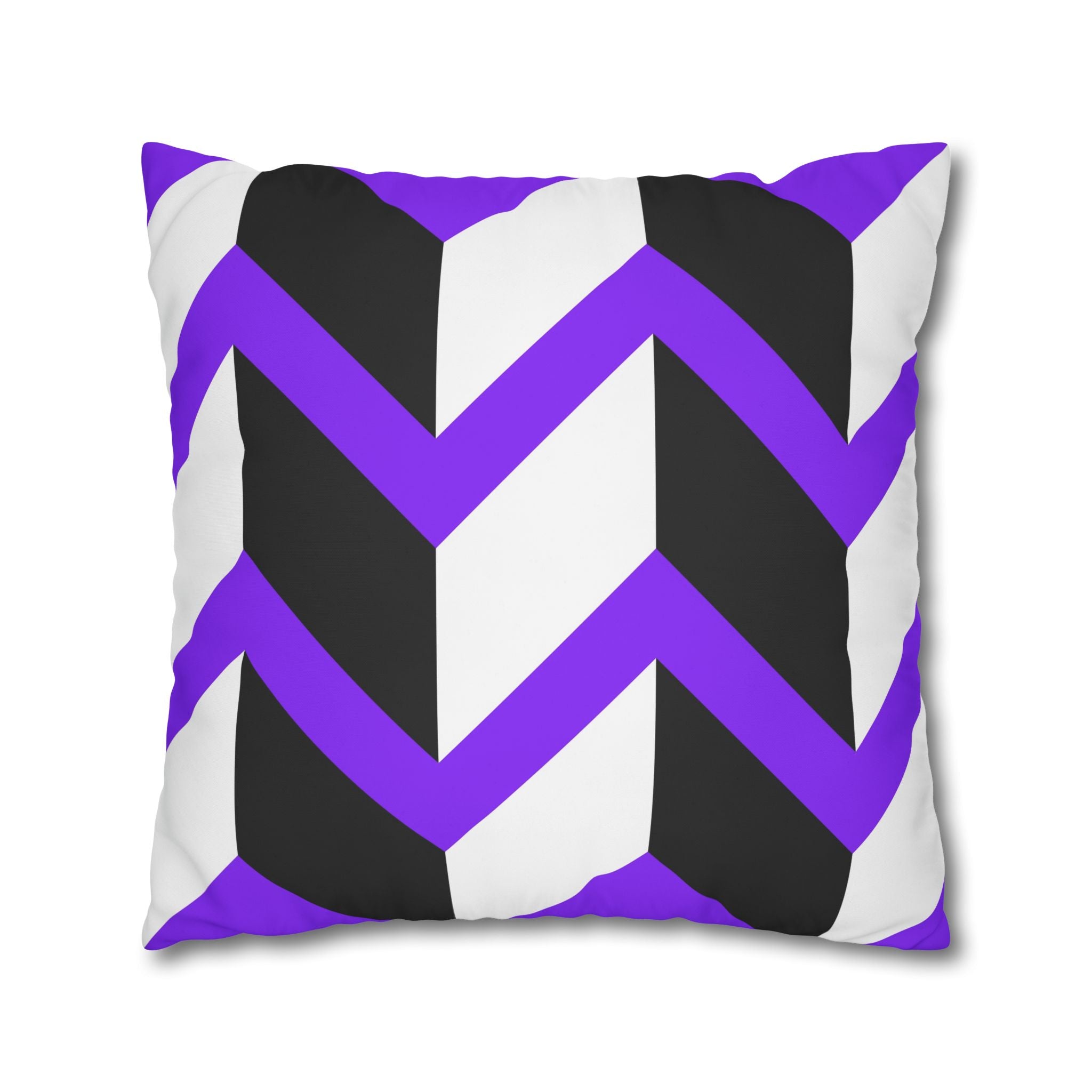 Geometric Zigzag Purple Pillowcase