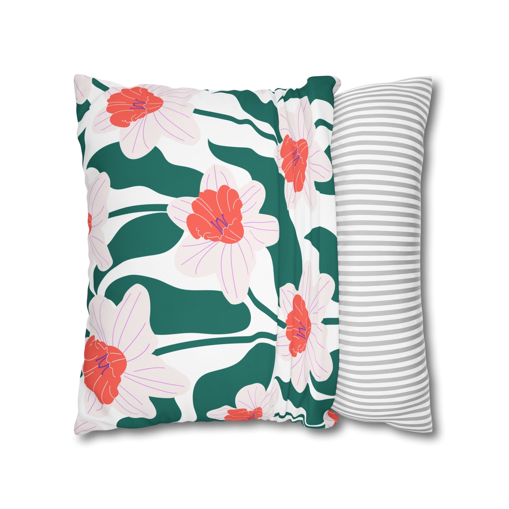 Daffodil Pillowcase - Modern Floral Design